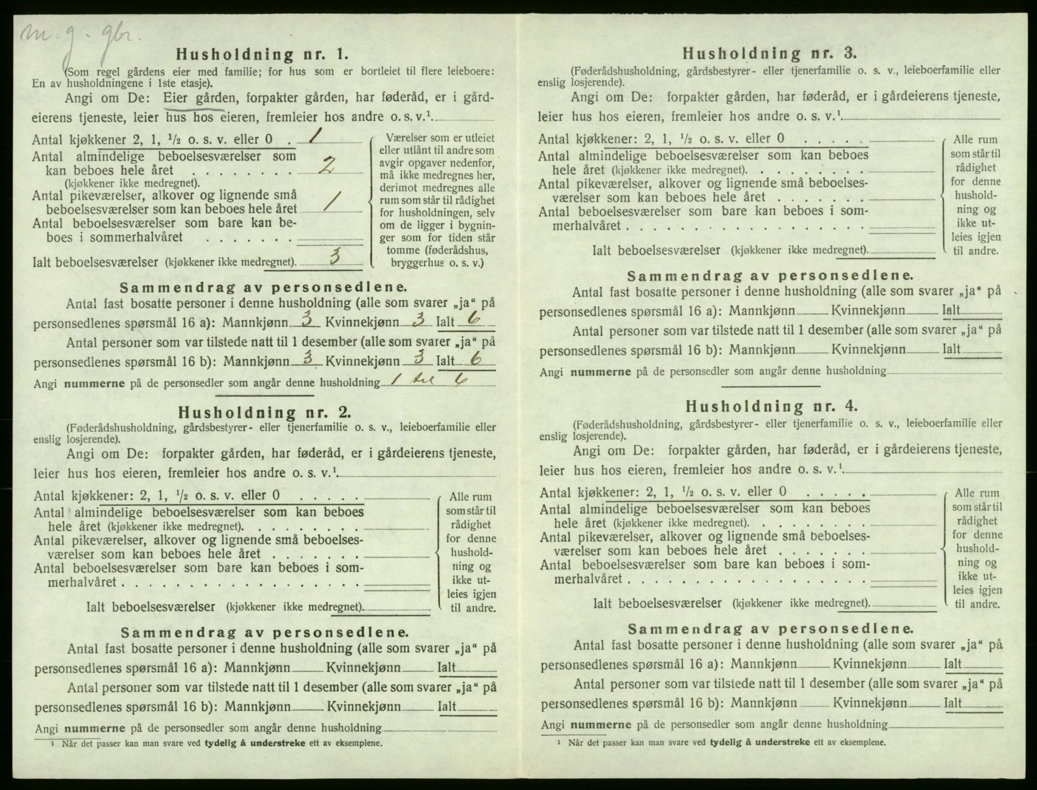 SAB, 1920 census for Stord, 1920, p. 82