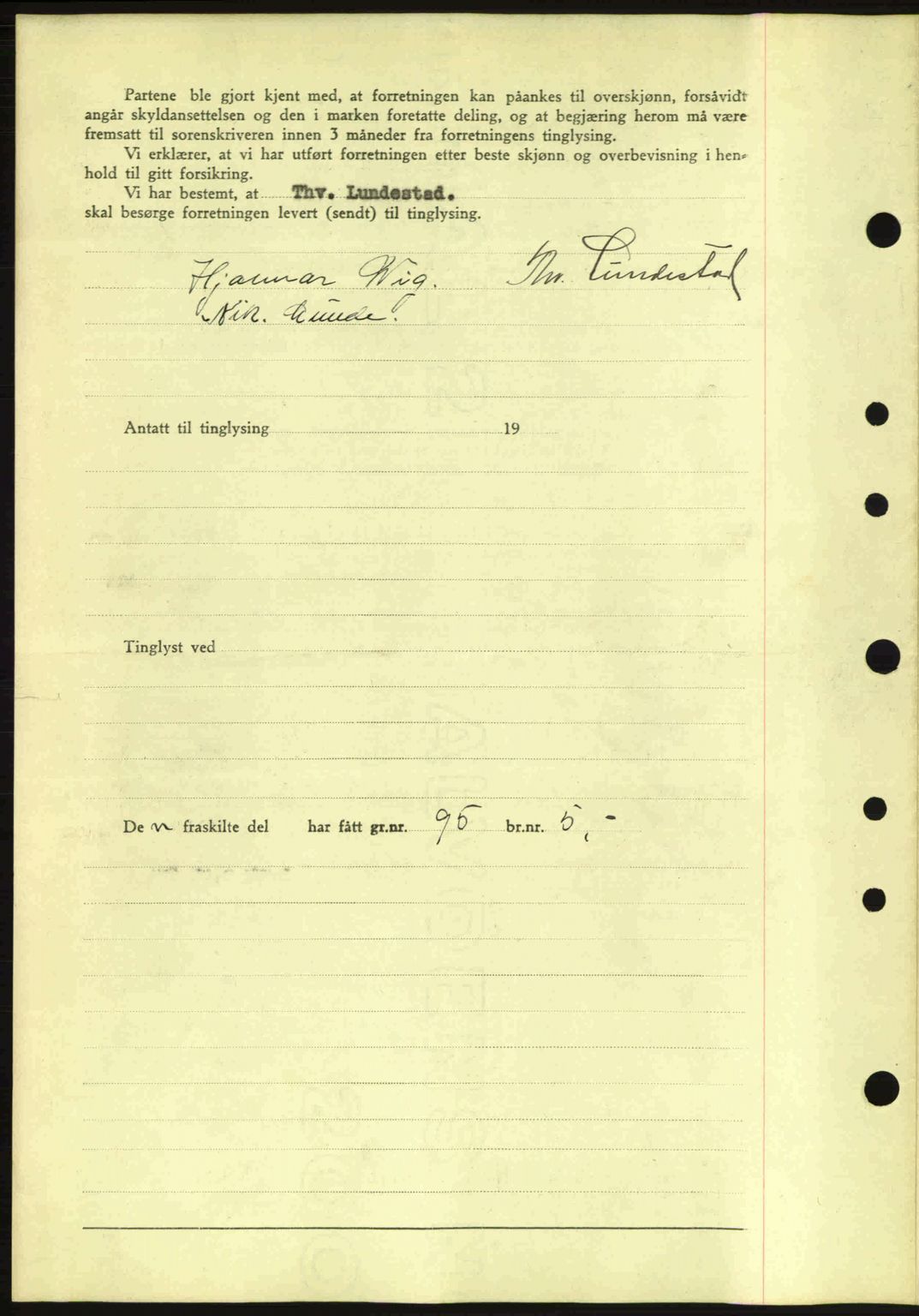 Idd og Marker sorenskriveri, AV/SAO-A-10283/G/Gb/Gbb/L0004: Mortgage book no. A4, 1940-1941, Diary no: : 1209/1941