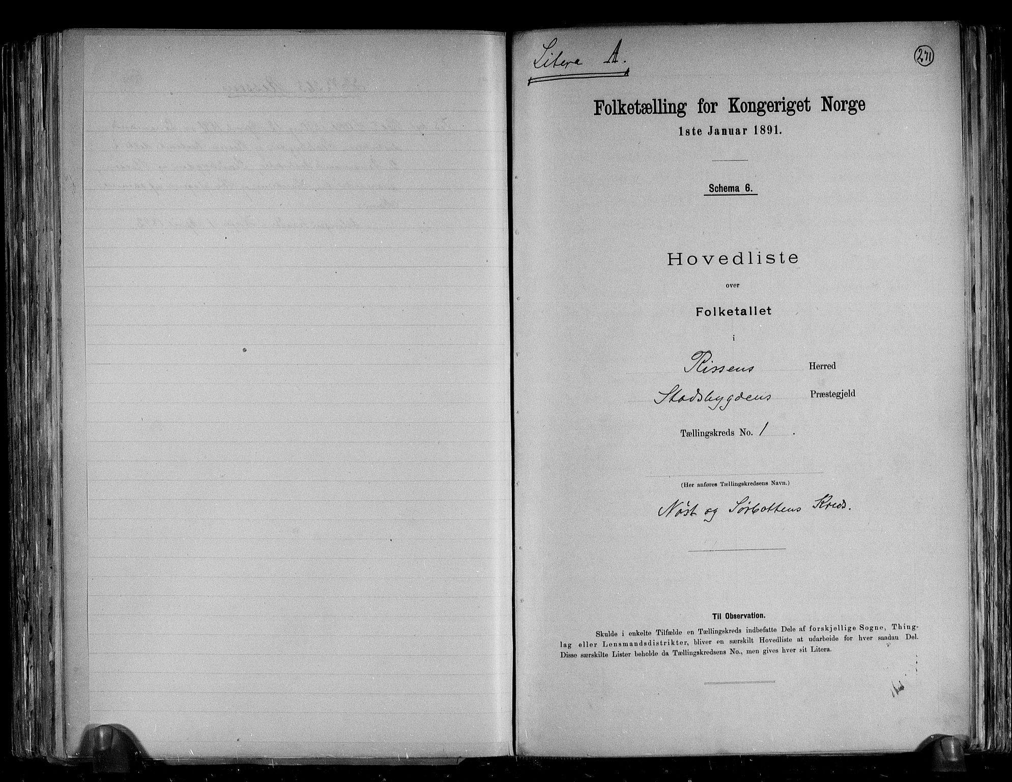 RA, 1891 census for 1624 Rissa, 1891, p. 5