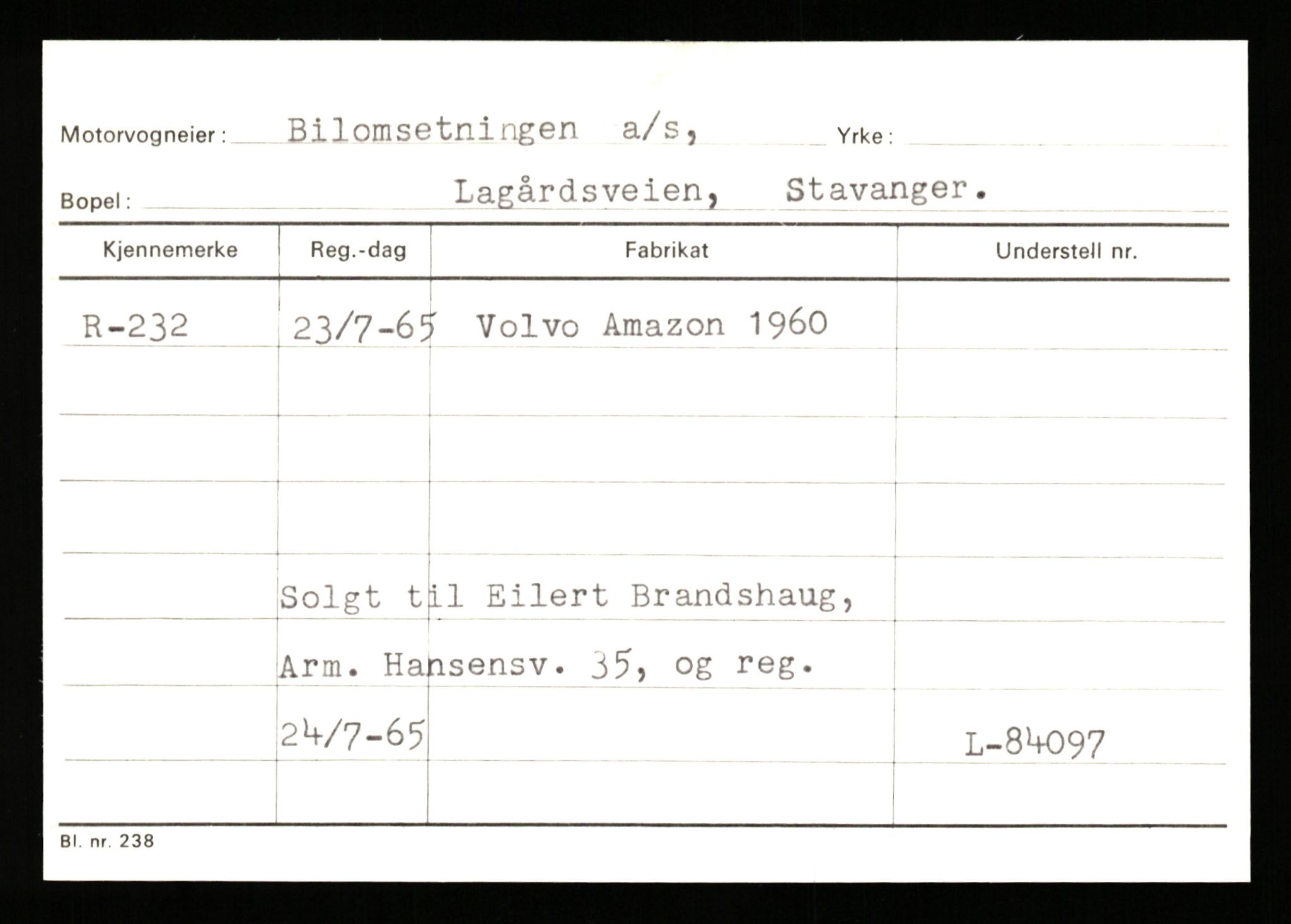 Stavanger trafikkstasjon, AV/SAST-A-101942/0/G/L0001: Registreringsnummer: 0 - 5782, 1930-1971, p. 121