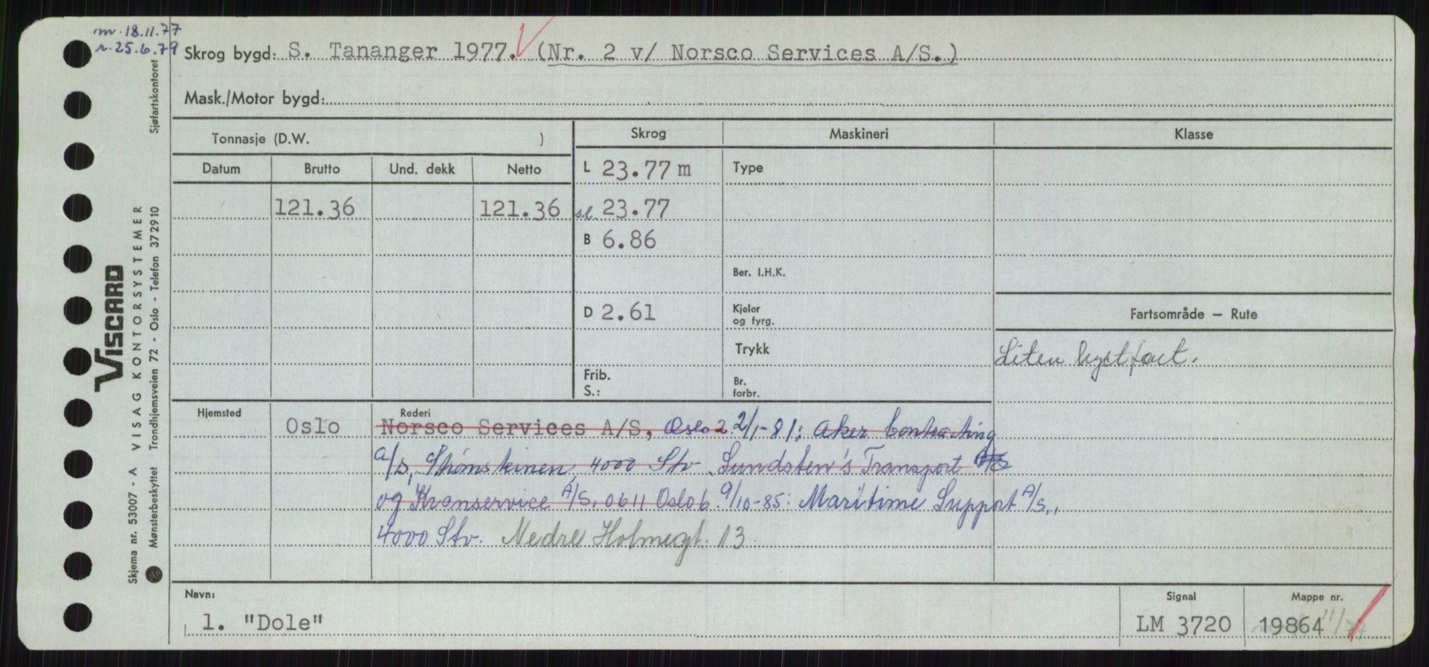 Sjøfartsdirektoratet med forløpere, Skipsmålingen, AV/RA-S-1627/H/Hc/L0001: Lektere, A-Y, p. 107