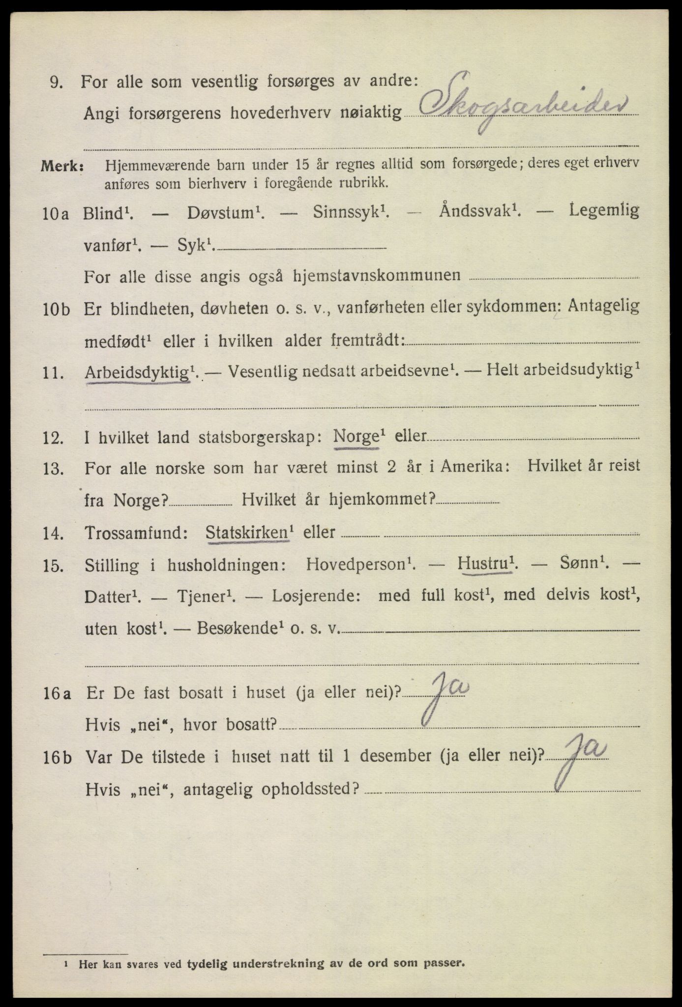 SAH, 1920 census for Eidskog, 1920, p. 11120