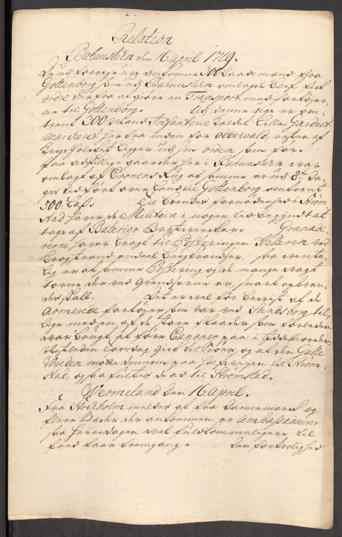 Kommanderende general (KG I) med Det norske krigsdirektorium, AV/RA-EA-5419/E/Eb/L0012: Kunnskap om fienden, kronologisk ordnet, 1718-1719, p. 668