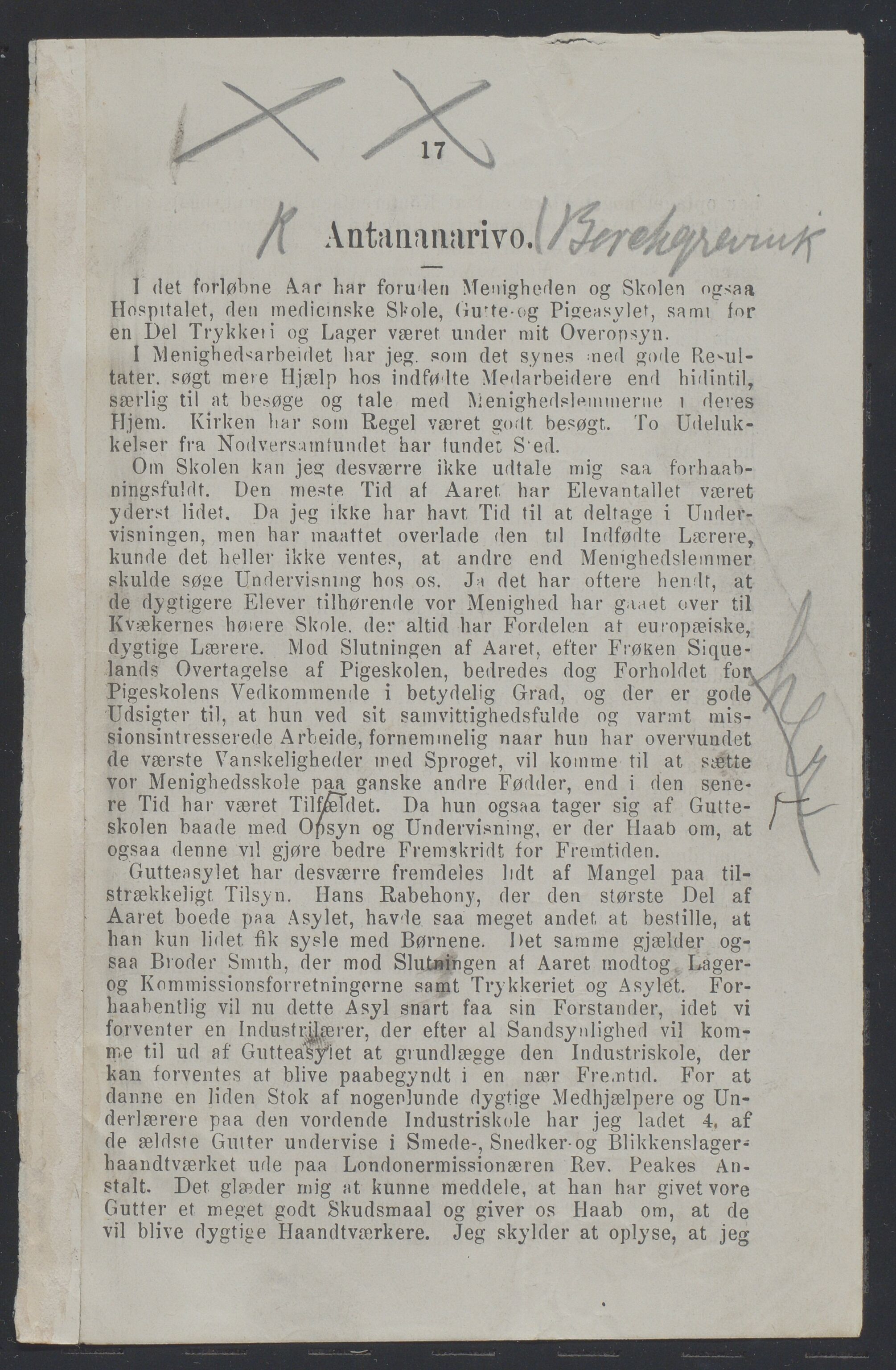 Det Norske Misjonsselskap - hovedadministrasjonen, VID/MA-A-1045/D/Da/Daa/L0037/0006: Konferansereferat og årsberetninger / Konferansereferat fra Madagaskar Innland., 1888, p. 17