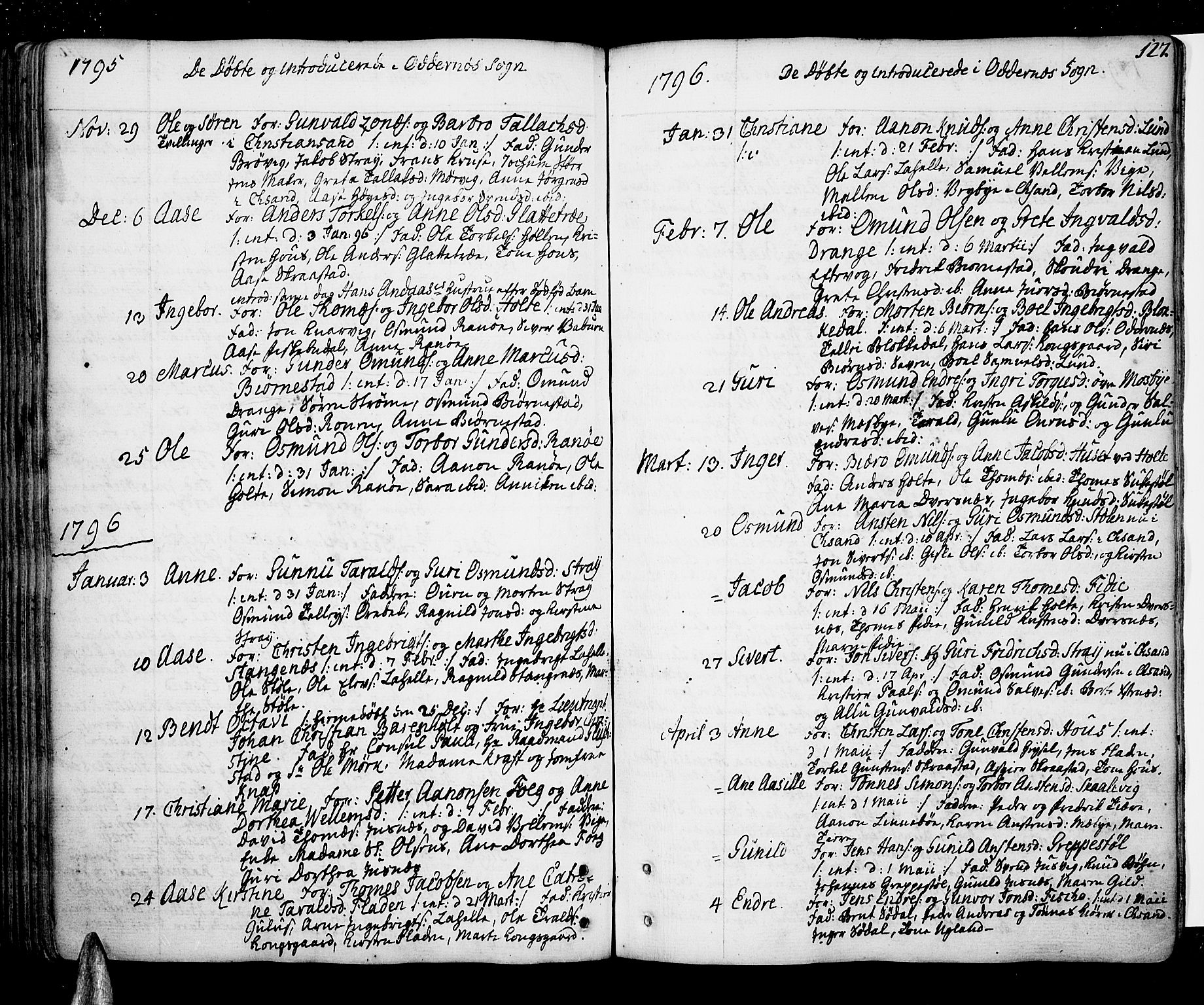 Oddernes sokneprestkontor, AV/SAK-1111-0033/F/Fa/Faa/L0004: Parish register (official) no. A 4, 1764-1820, p. 127