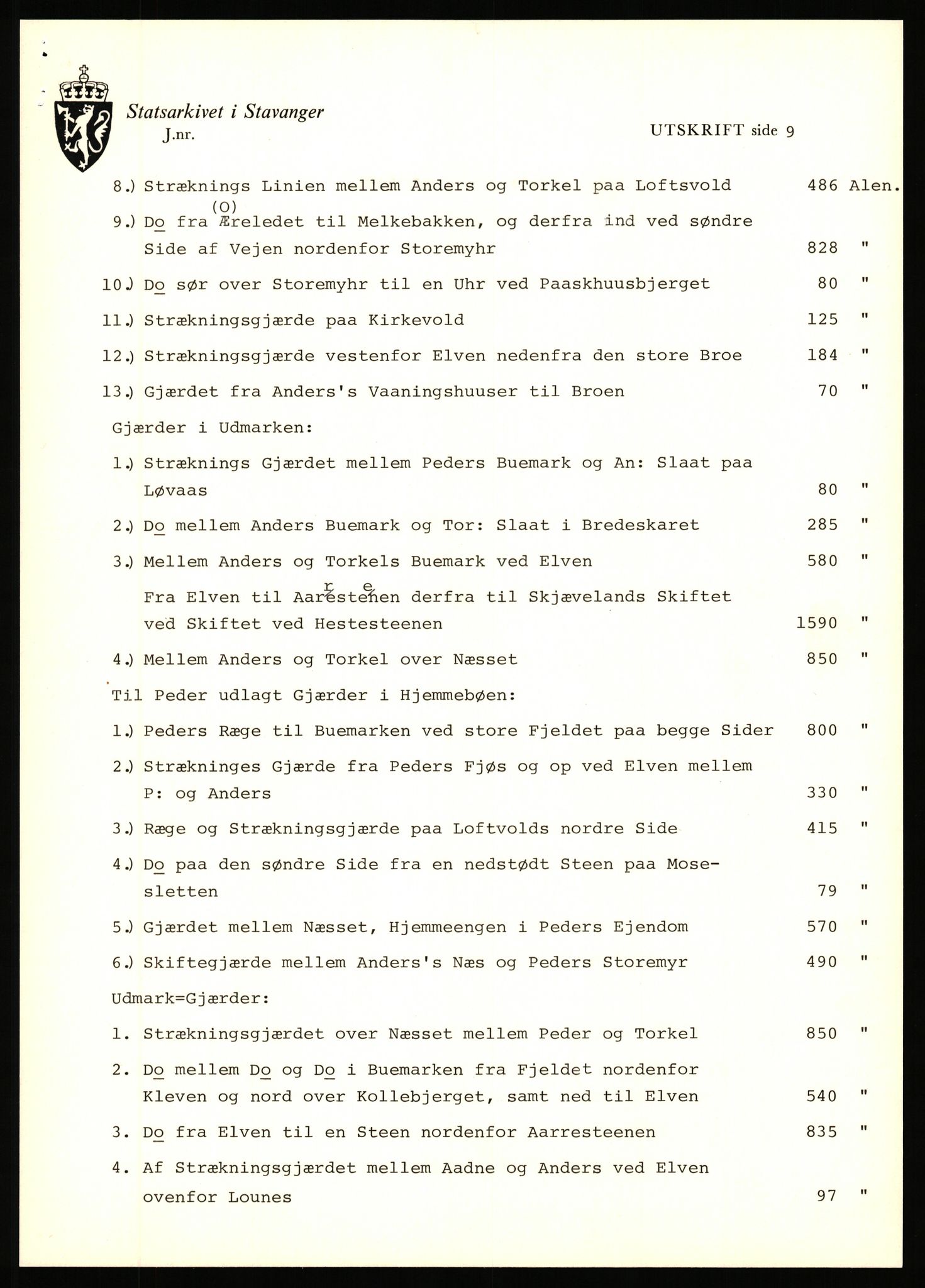 Statsarkivet i Stavanger, AV/SAST-A-101971/03/Y/Yj/L0094: Avskrifter sortert etter gårdsnavn: Vetrhus - Vik i Nerstrand, 1750-1930, p. 482
