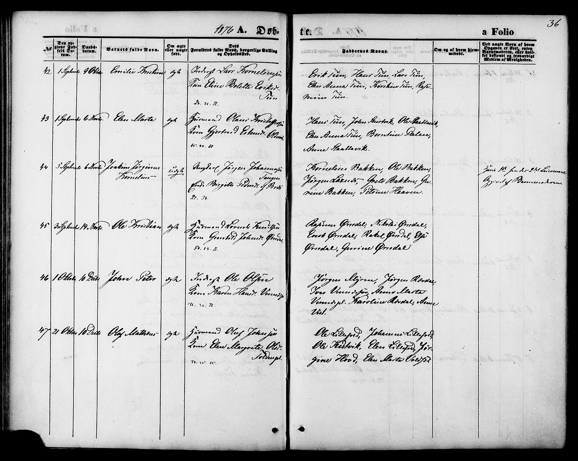Ministerialprotokoller, klokkerbøker og fødselsregistre - Nord-Trøndelag, SAT/A-1458/744/L0419: Parish register (official) no. 744A03, 1867-1881, p. 36