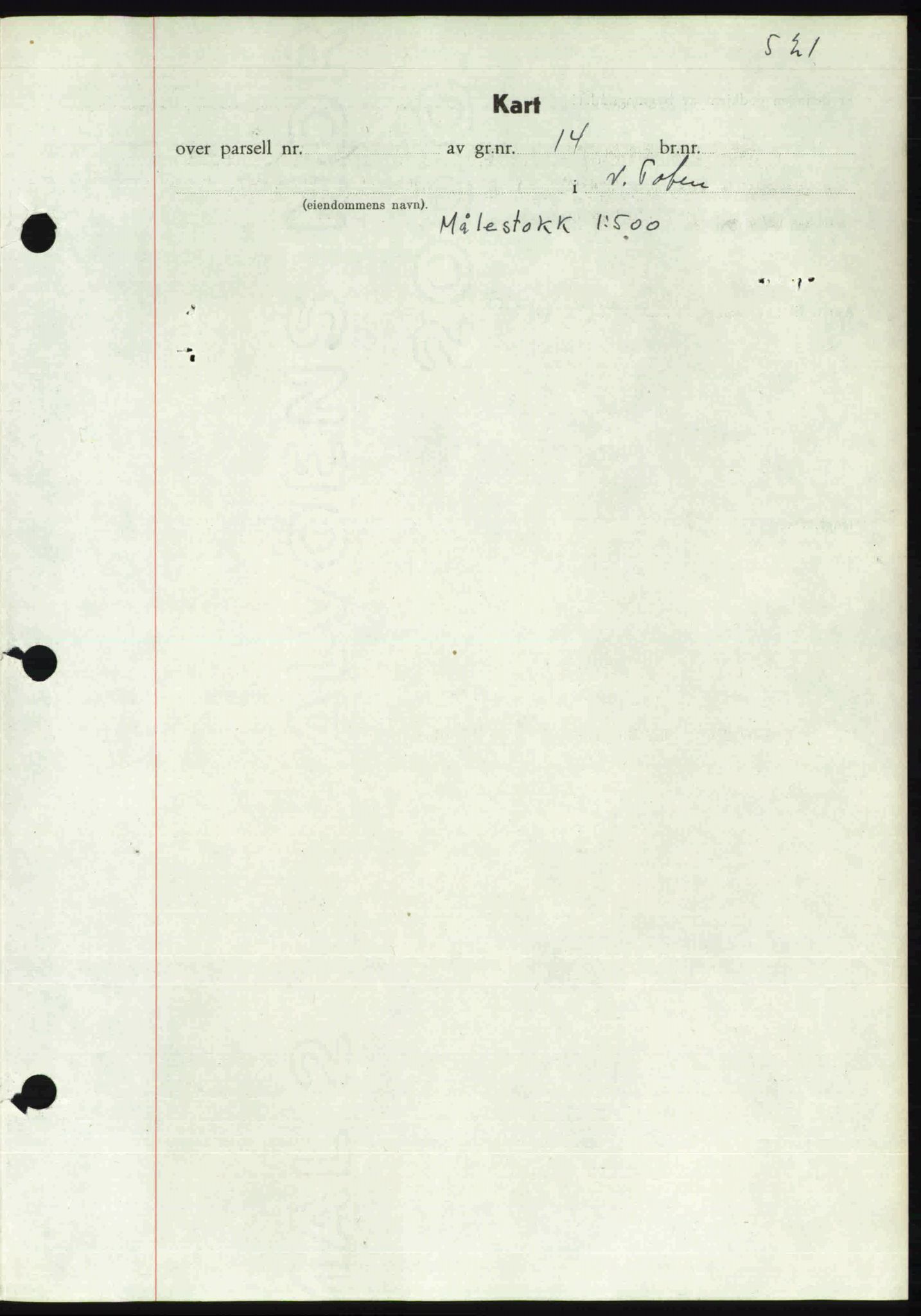 Toten tingrett, AV/SAH-TING-006/H/Hb/Hbc/L0013: Mortgage book no. Hbc-13, 1945-1945, Diary no: : 699/1945