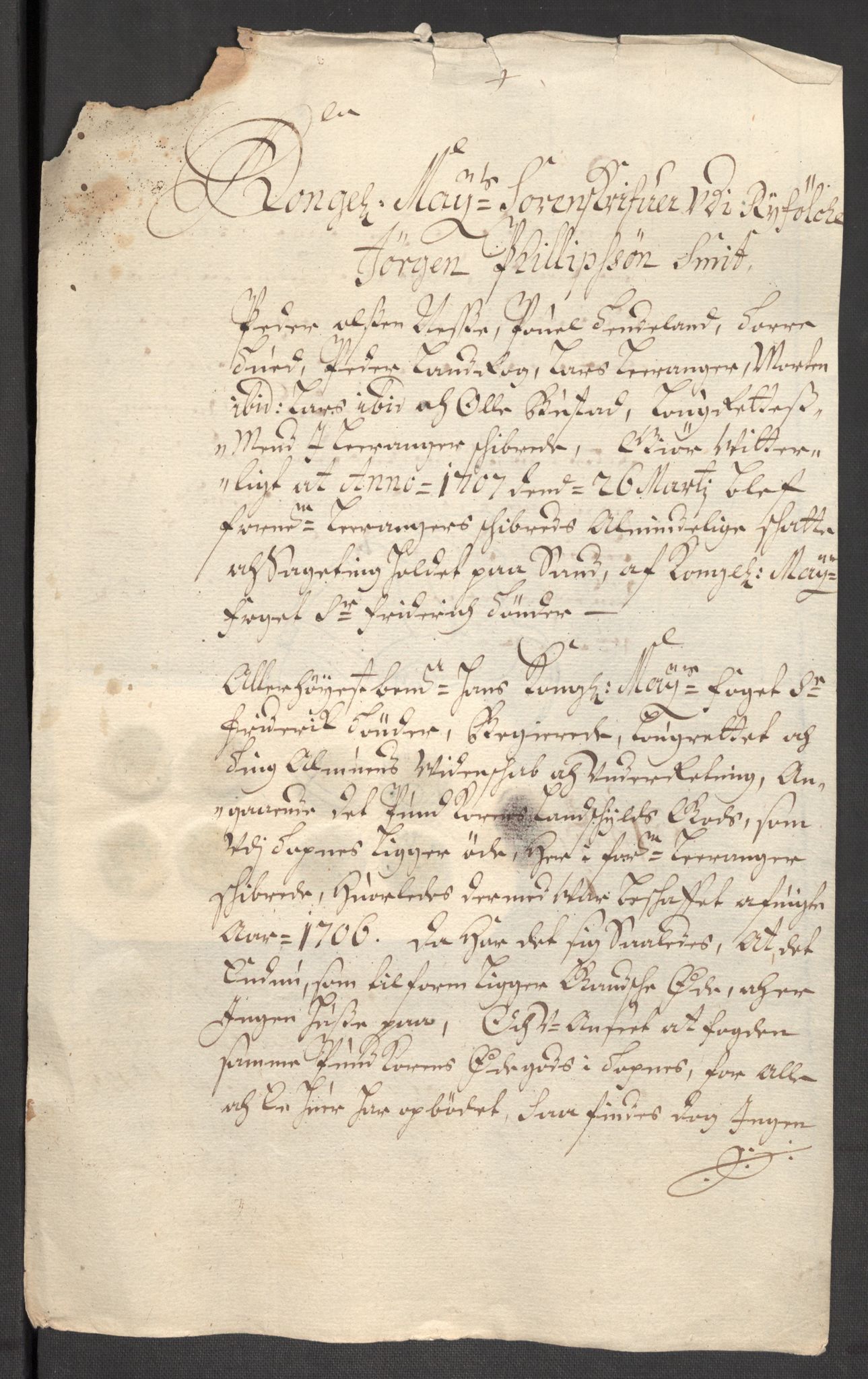 Rentekammeret inntil 1814, Reviderte regnskaper, Fogderegnskap, AV/RA-EA-4092/R47/L2861: Fogderegnskap Ryfylke, 1706-1709, p. 25