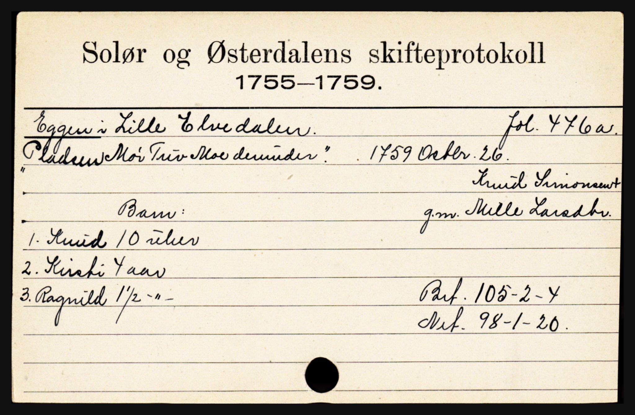 Solør og Østerdalen sorenskriveri, SAH/TING-024/J, 1716-1774, p. 991