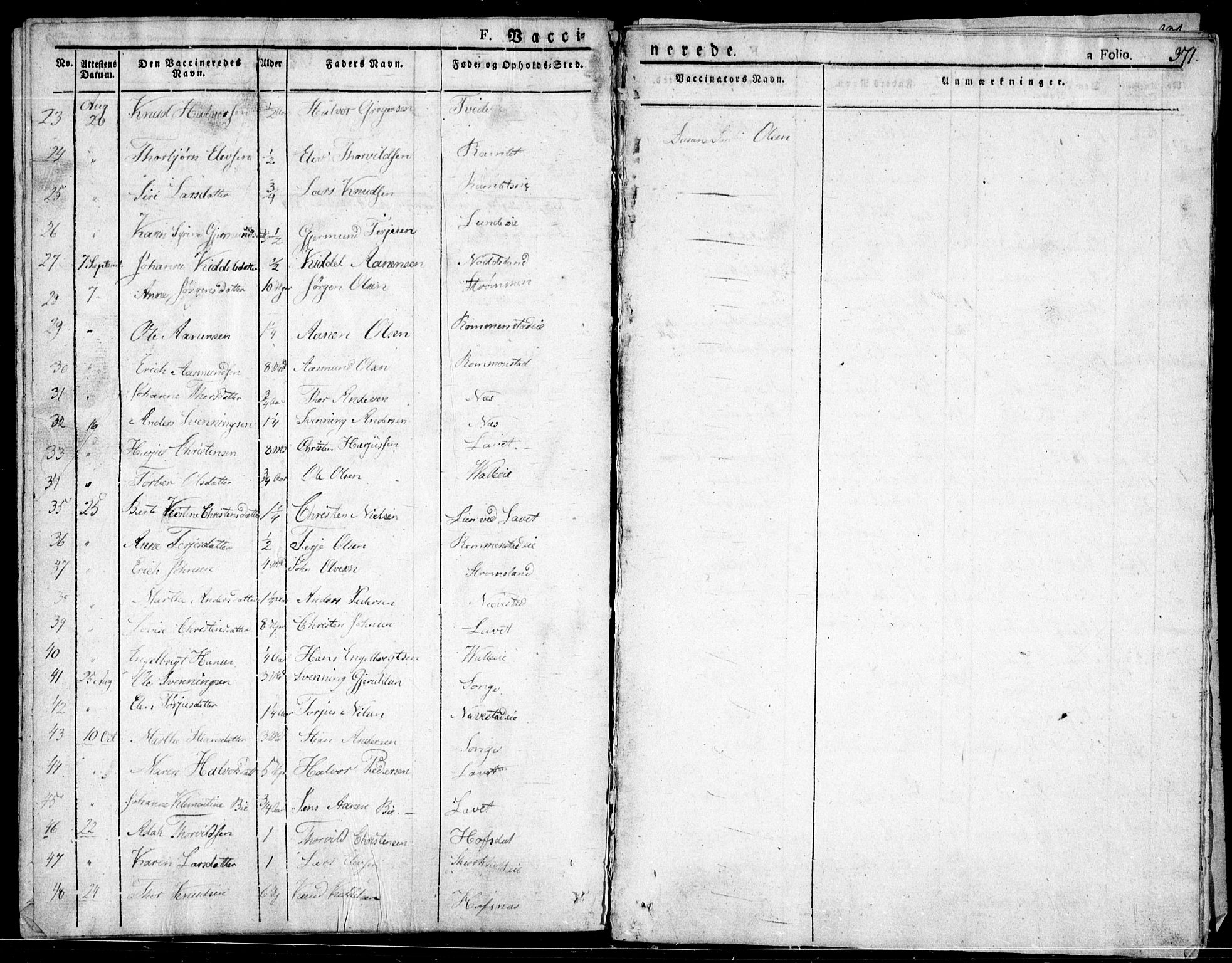 Holt sokneprestkontor, AV/SAK-1111-0021/F/Fa/L0006: Parish register (official) no. A 6, 1820-1835, p. 371