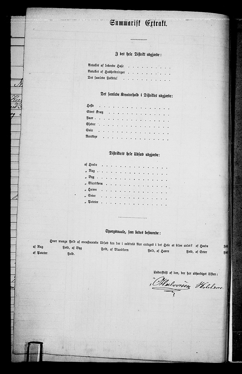 RA, 1865 census for Stange, 1865, p. 257