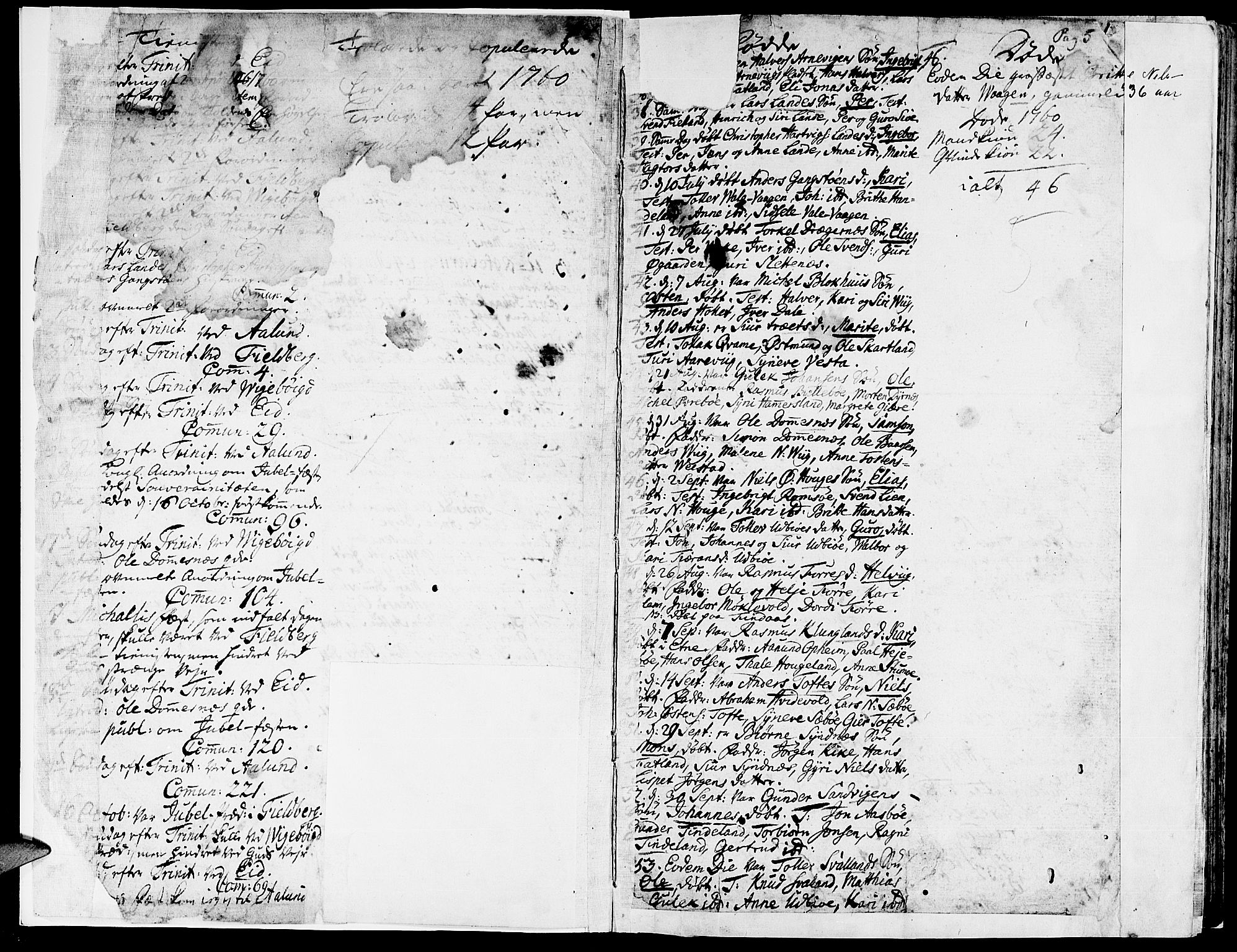 Fjelberg sokneprestembete, AV/SAB-A-75201/H/Haa: Parish register (official) no. A 2, 1760-1788, p. 5