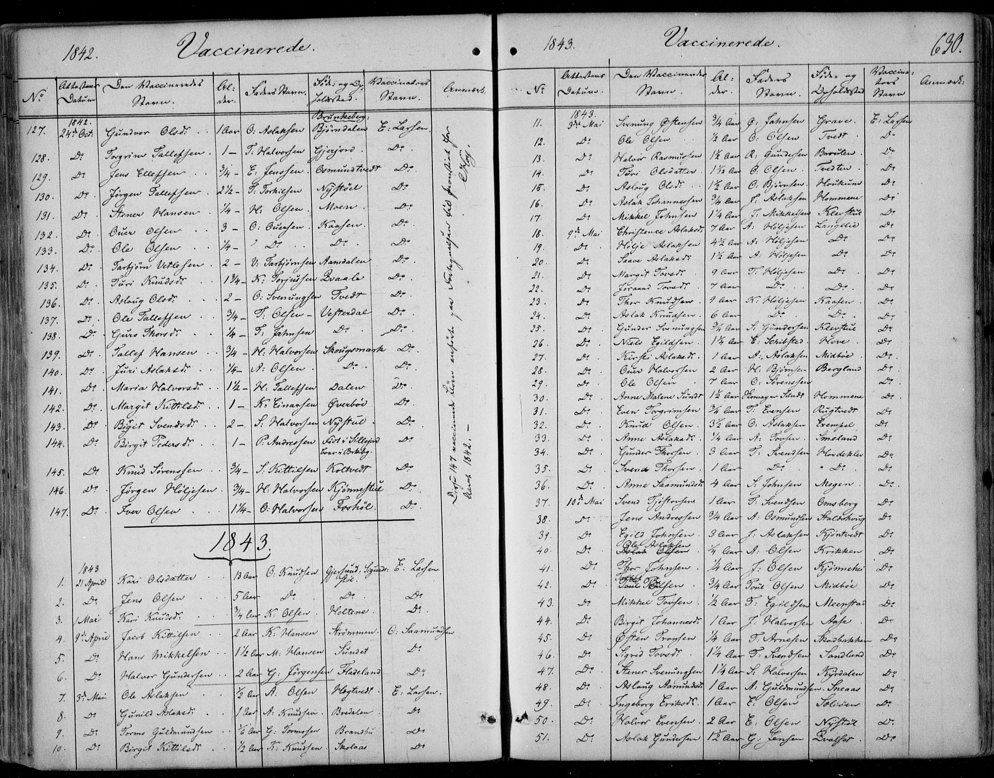 Kviteseid kirkebøker, SAKO/A-276/F/Fa/L0006: Parish register (official) no. I 6, 1836-1858, p. 630