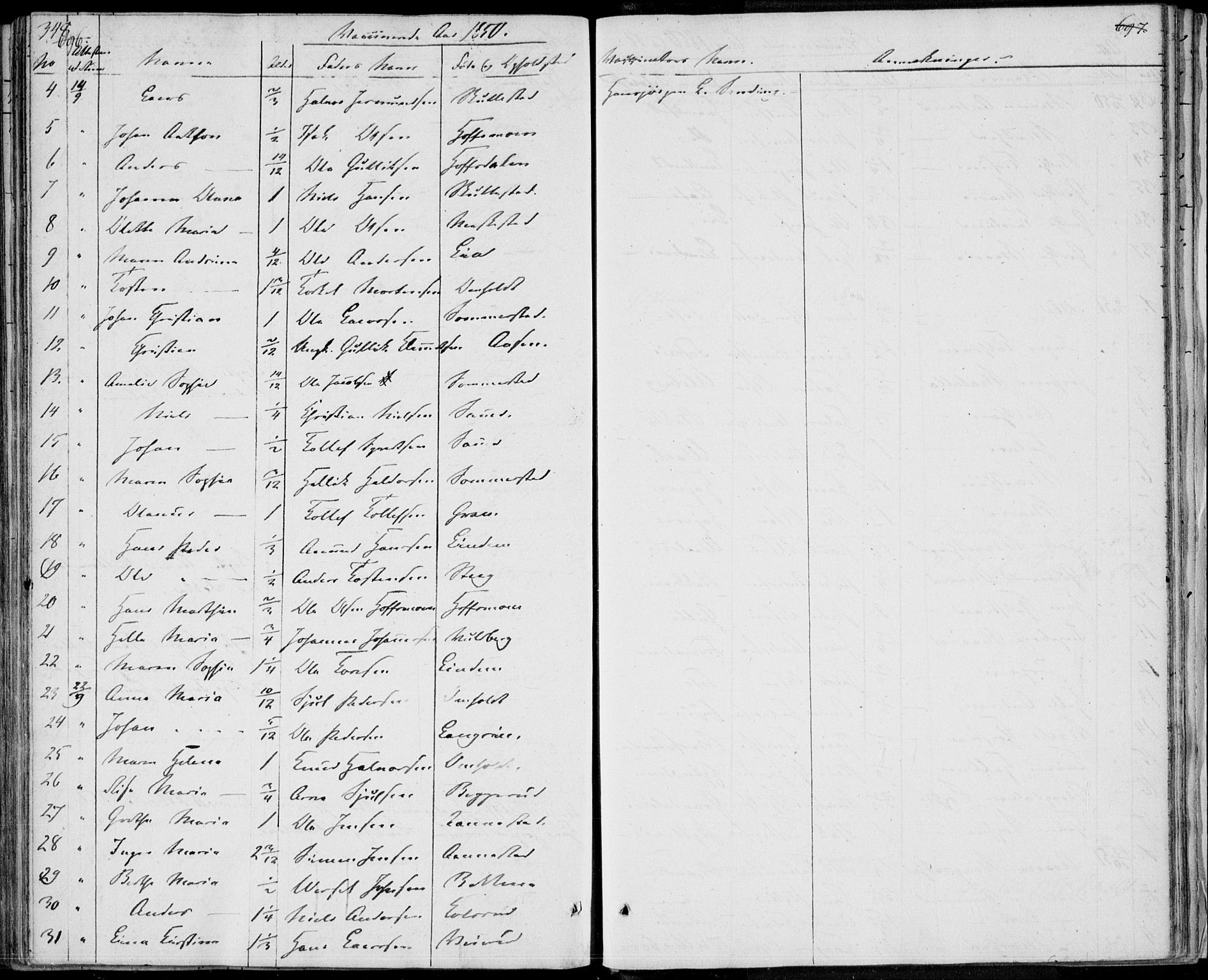 Sandsvær kirkebøker, AV/SAKO-A-244/F/Fa/L0005: Parish register (official) no. I 5, 1840-1856, p. 696-697