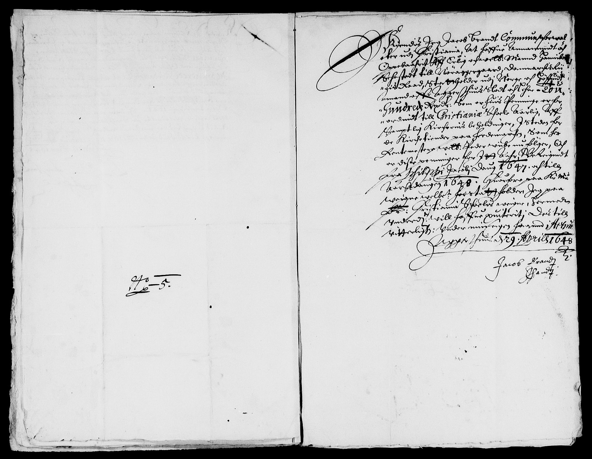 Rentekammeret inntil 1814, Reviderte regnskaper, Lensregnskaper, AV/RA-EA-5023/R/Rb/Rba/L0194: Akershus len, 1647-1648