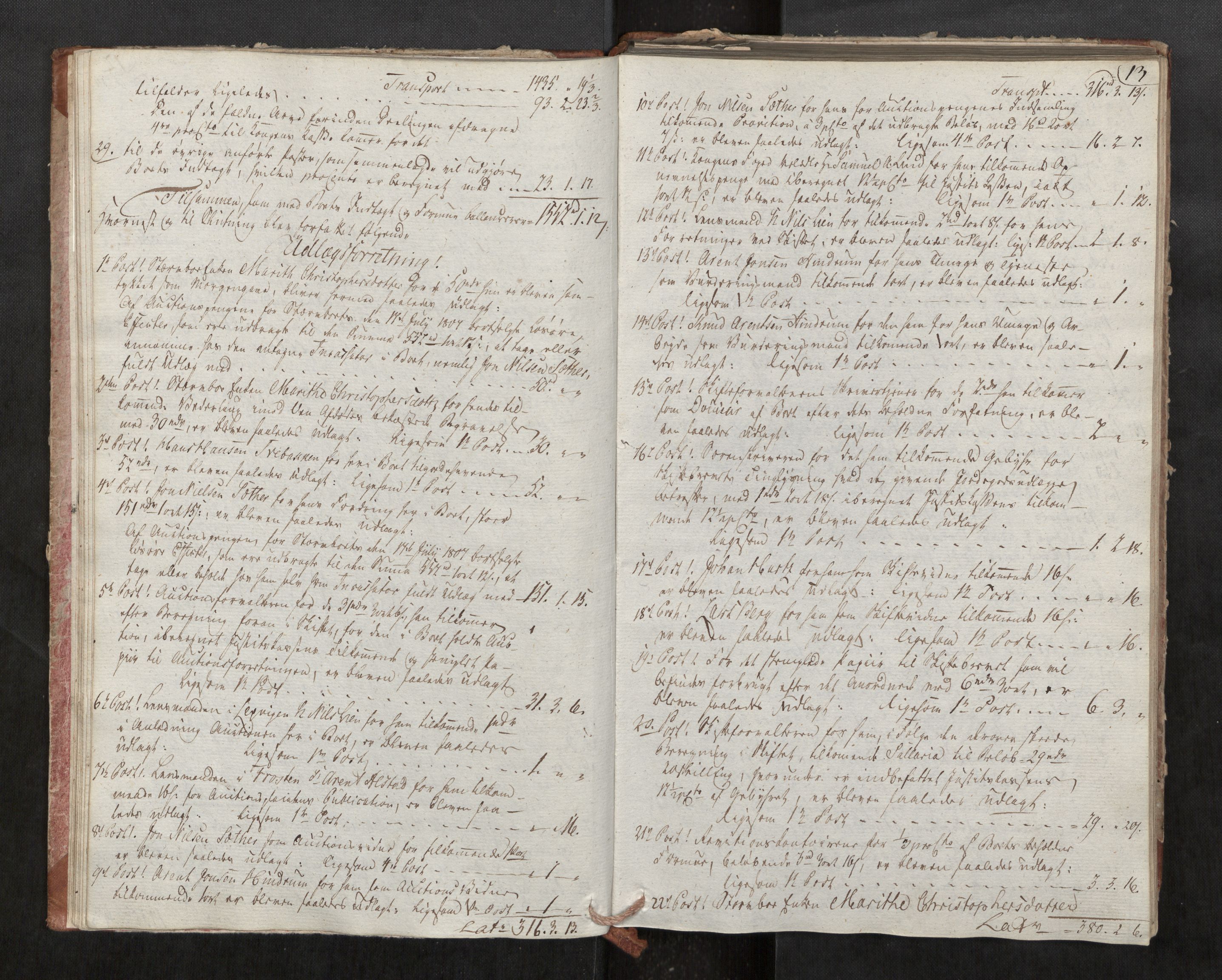 Stjør- og Verdal sorenskriveri, AV/SAT-A-4167/1/3/3A/L0021: Skifteprotokoll 16, 1807-1808, p. 13