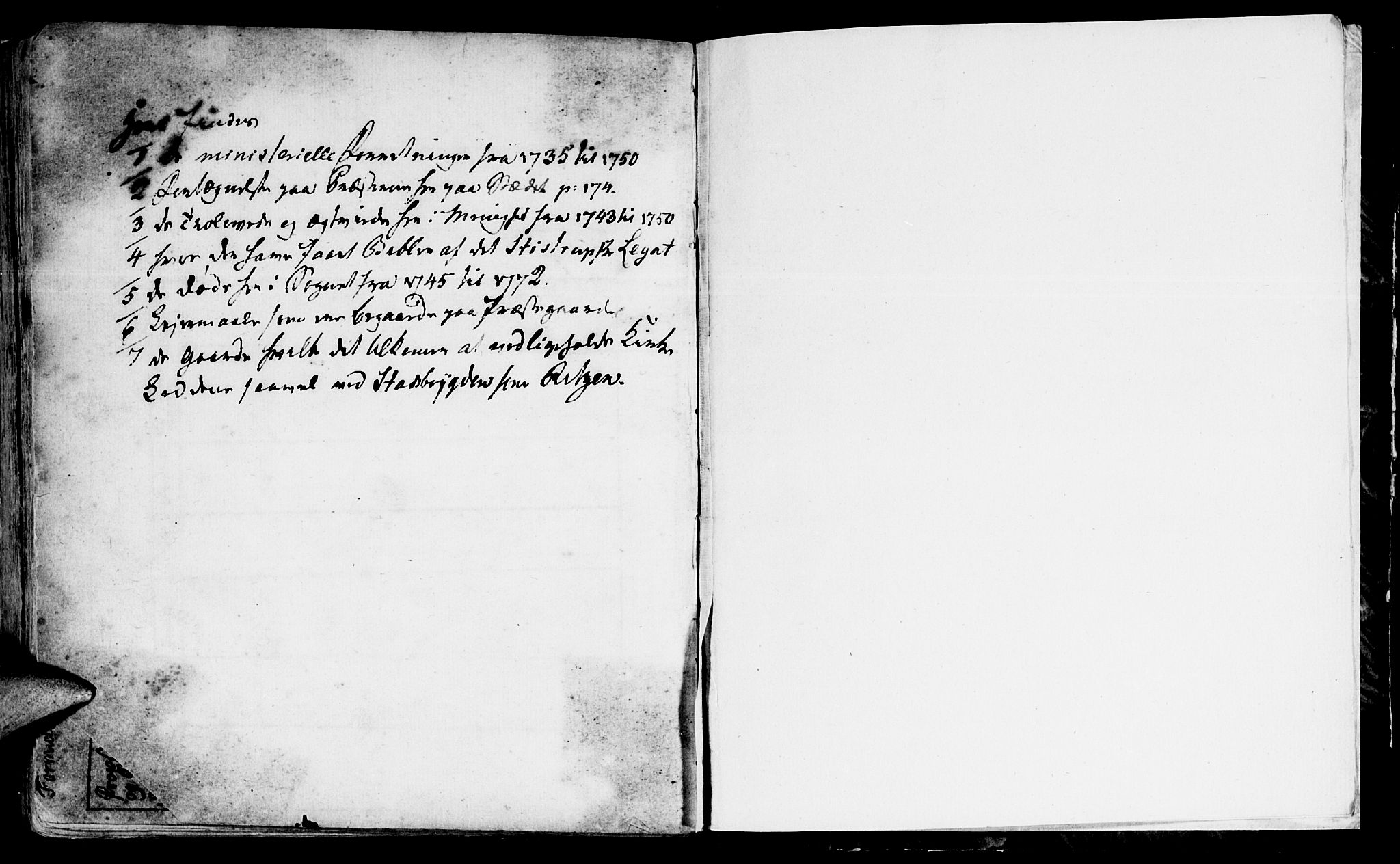 Ministerialprotokoller, klokkerbøker og fødselsregistre - Sør-Trøndelag, SAT/A-1456/646/L0604: Parish register (official) no. 646A02, 1735-1750