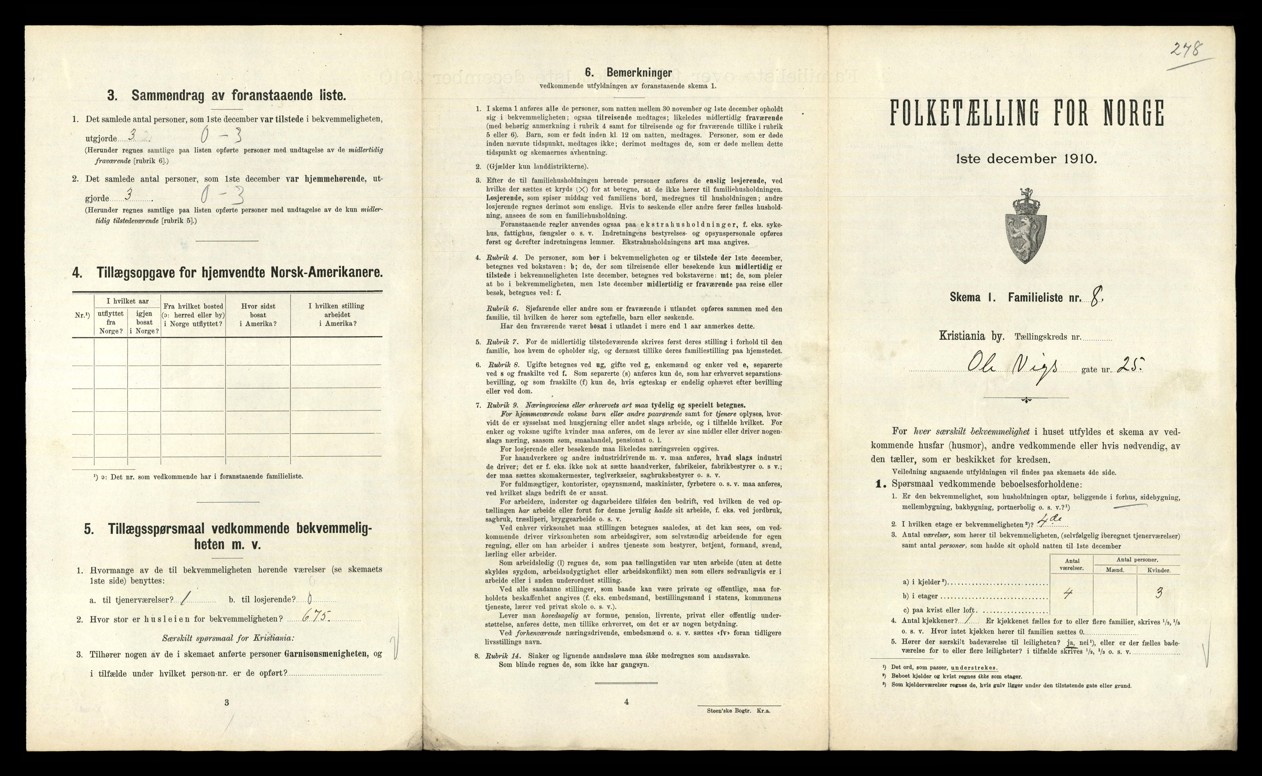 RA, 1910 census for Kristiania, 1910, p. 73391