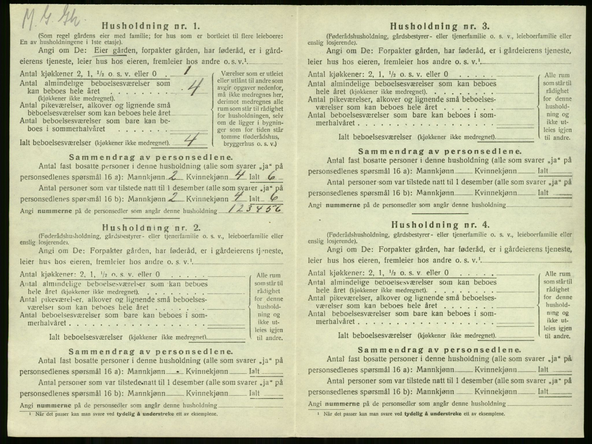 SAKO, 1920 census for Stokke, 1920, p. 1143