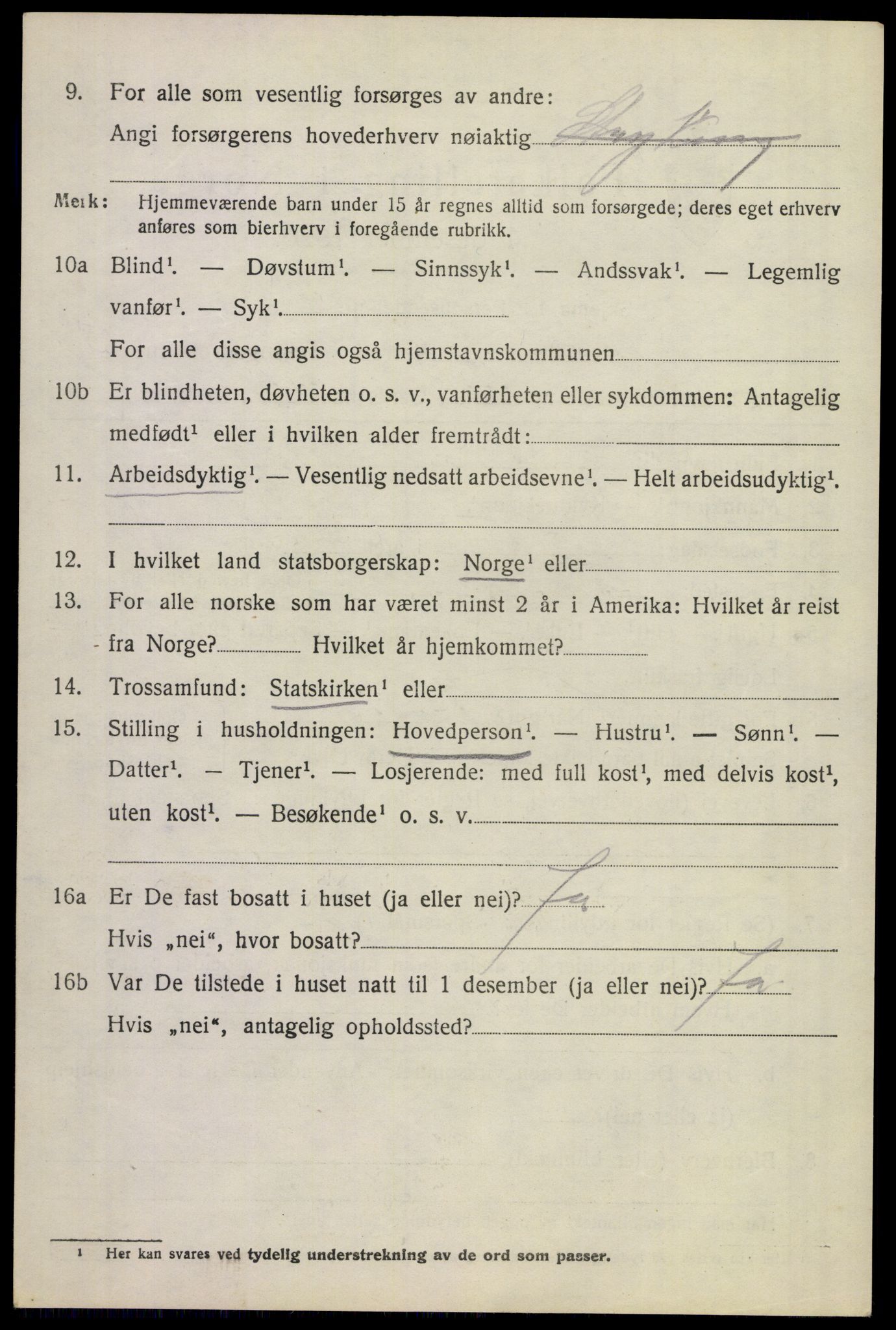 SAKO, 1920 census for Borre, 1920, p. 6191