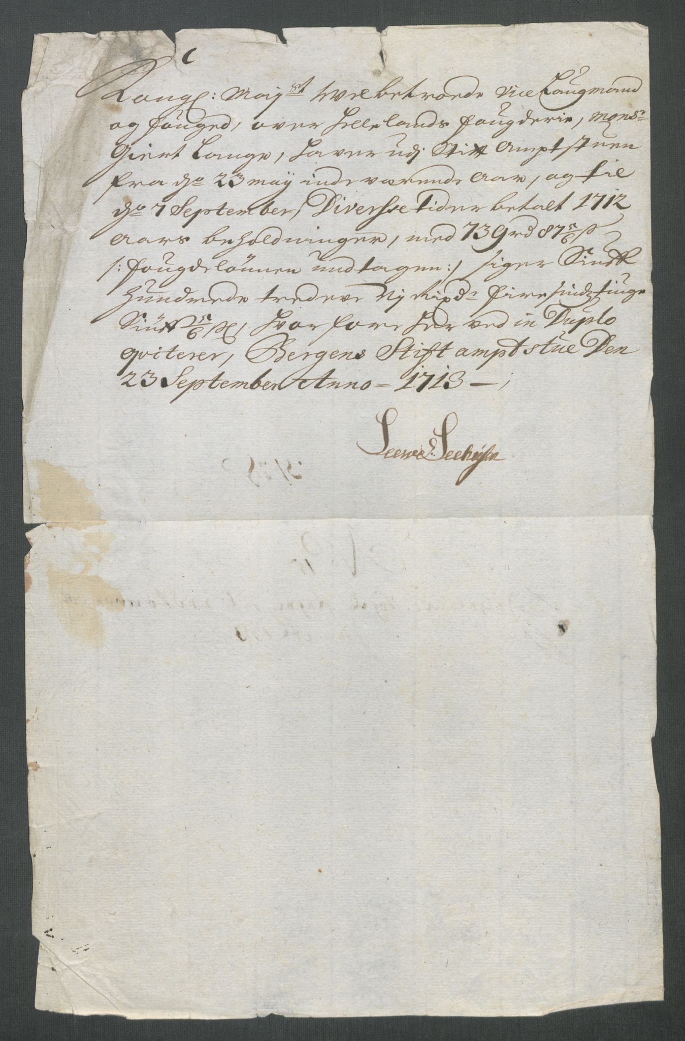 Rentekammeret inntil 1814, Reviderte regnskaper, Fogderegnskap, AV/RA-EA-4092/R65/L4512: Fogderegnskap Helgeland, 1712-1713, p. 434