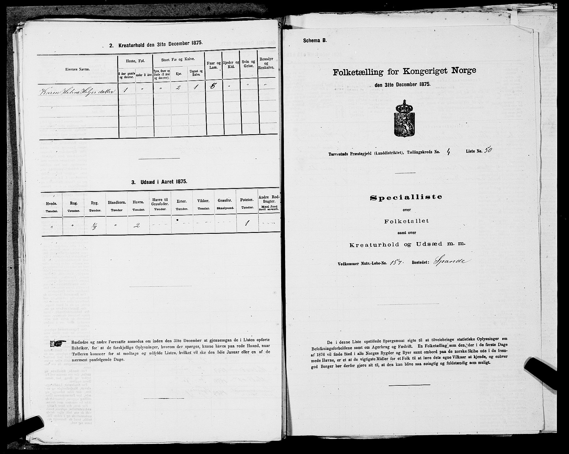 SAST, 1875 census for 1152L Torvastad/Torvastad, Skåre og Utsira, 1875, p. 638