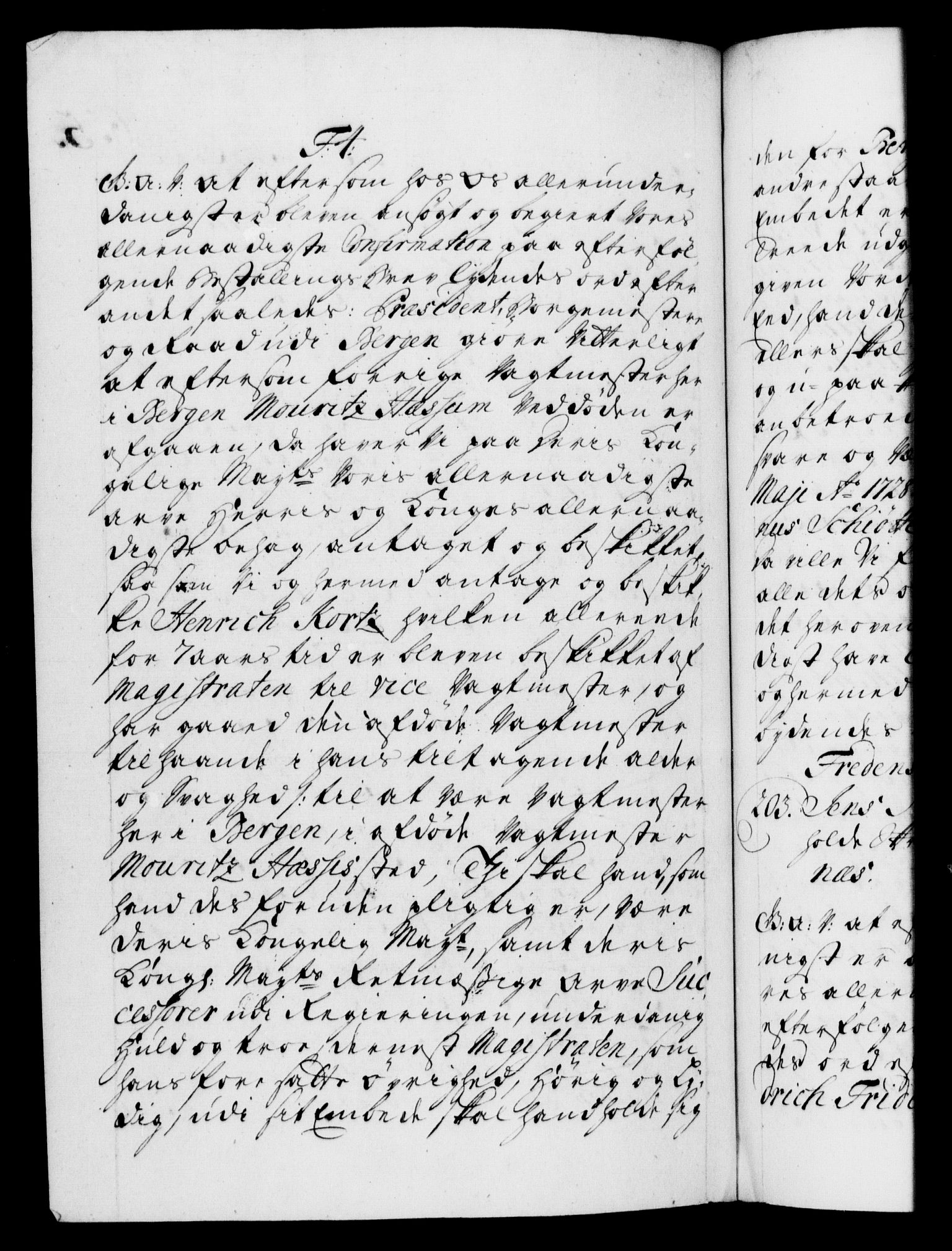 Danske Kanselli 1572-1799, AV/RA-EA-3023/F/Fc/Fca/Fcaa/L0025: Norske registre, 1726-1728, p. 655b