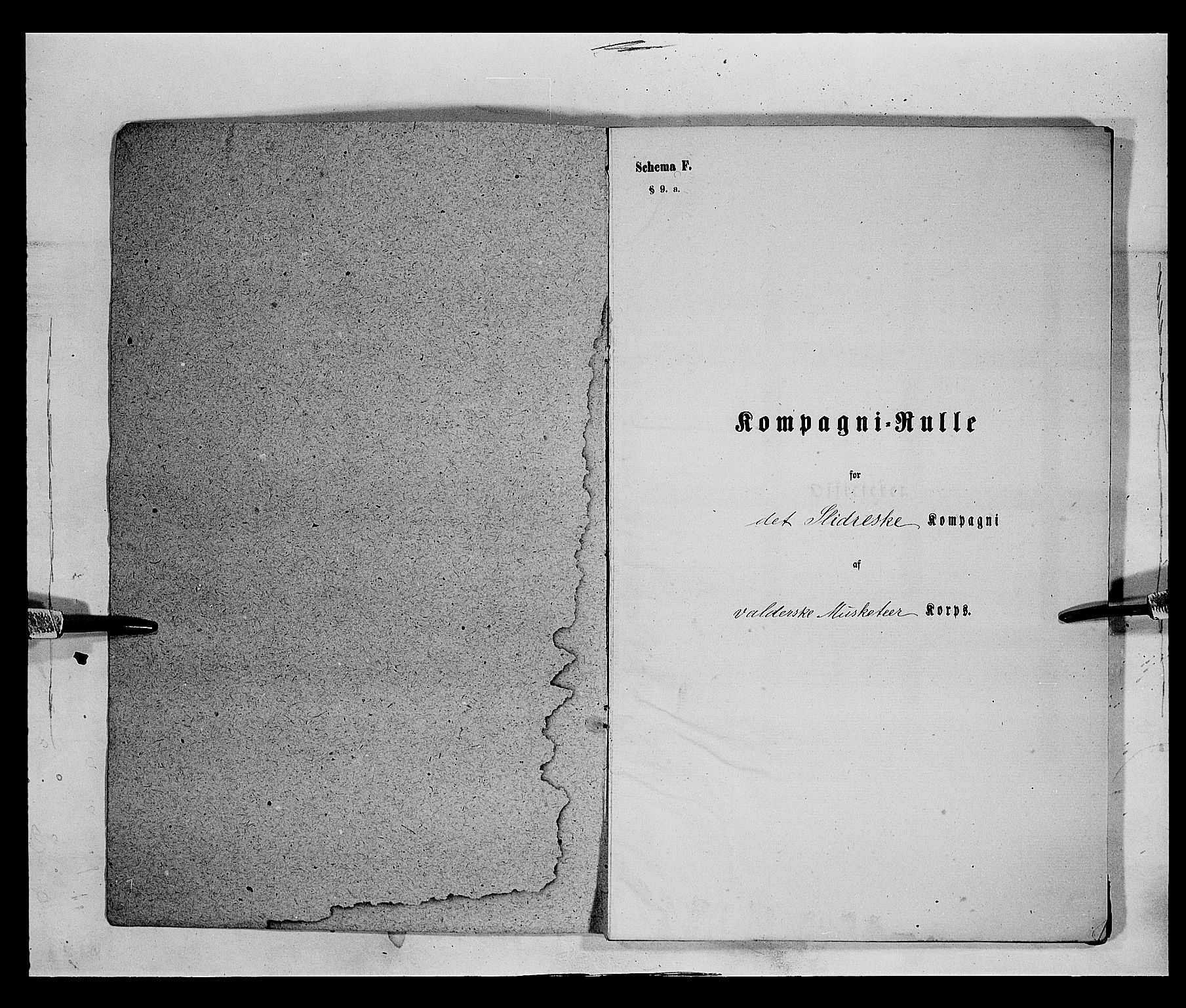 Fylkesmannen i Oppland, SAH/FYO-002/1/K/Kb/L1160: Valderske nasjonale musketérkorps - Slidreske kompani, 1818-1860, p. 3399