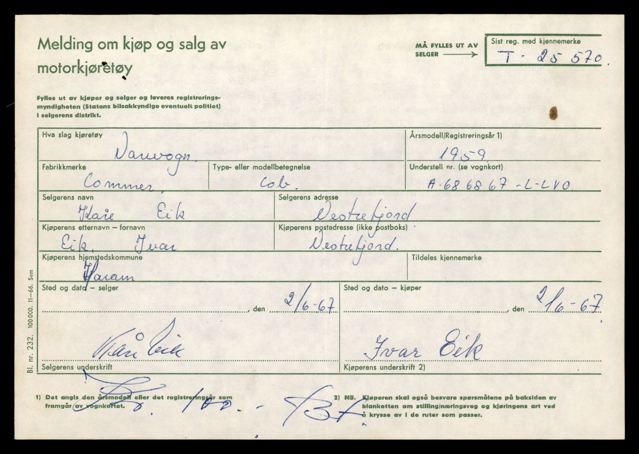 Møre og Romsdal vegkontor - Ålesund trafikkstasjon, AV/SAT-A-4099/F/Fe/L0070: Registreringskort for kjøretøy T 25570 - T 25799, 1927-1998, p. 9