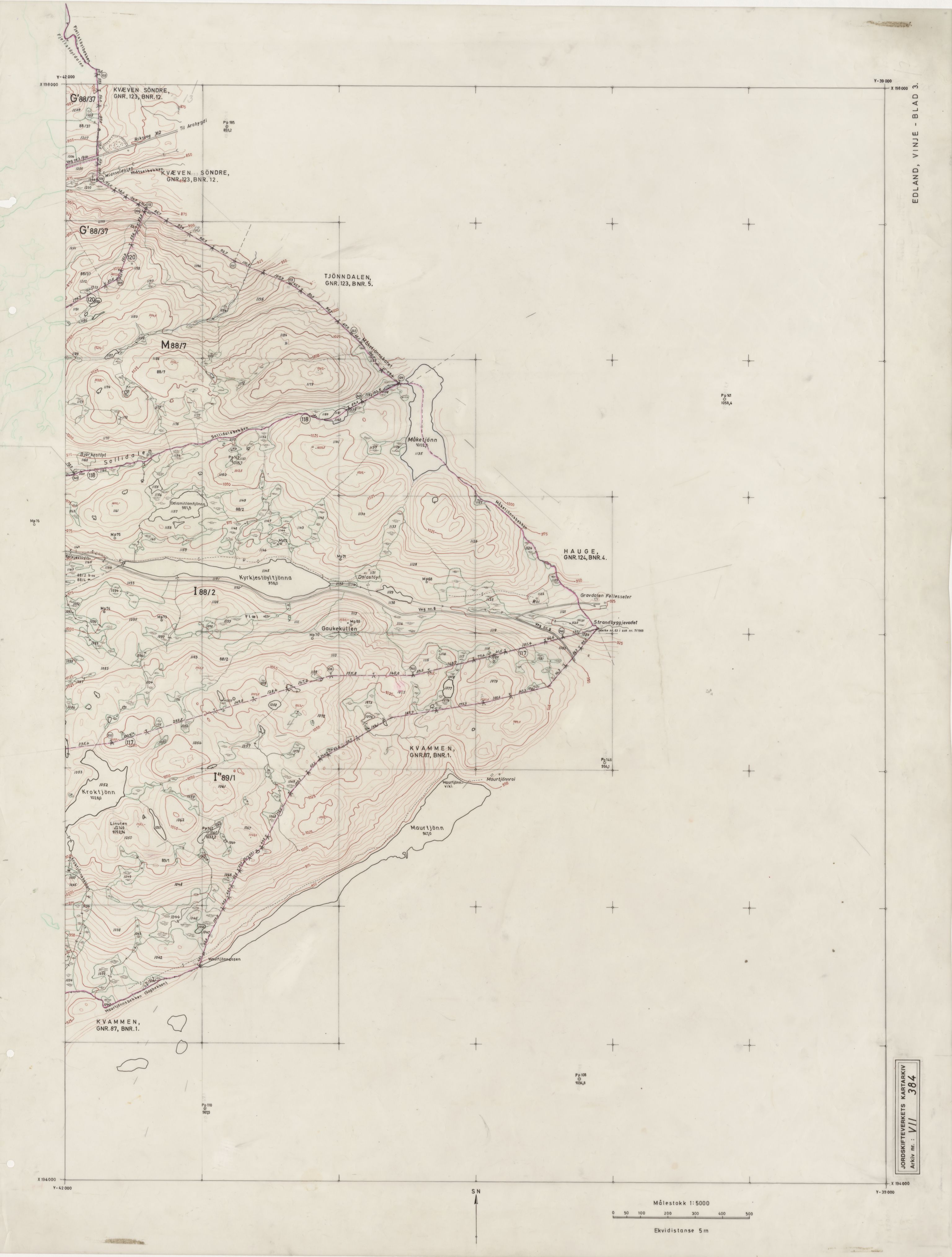 Jordskifteverkets kartarkiv, RA/S-3929/T, 1859-1988, p. 551