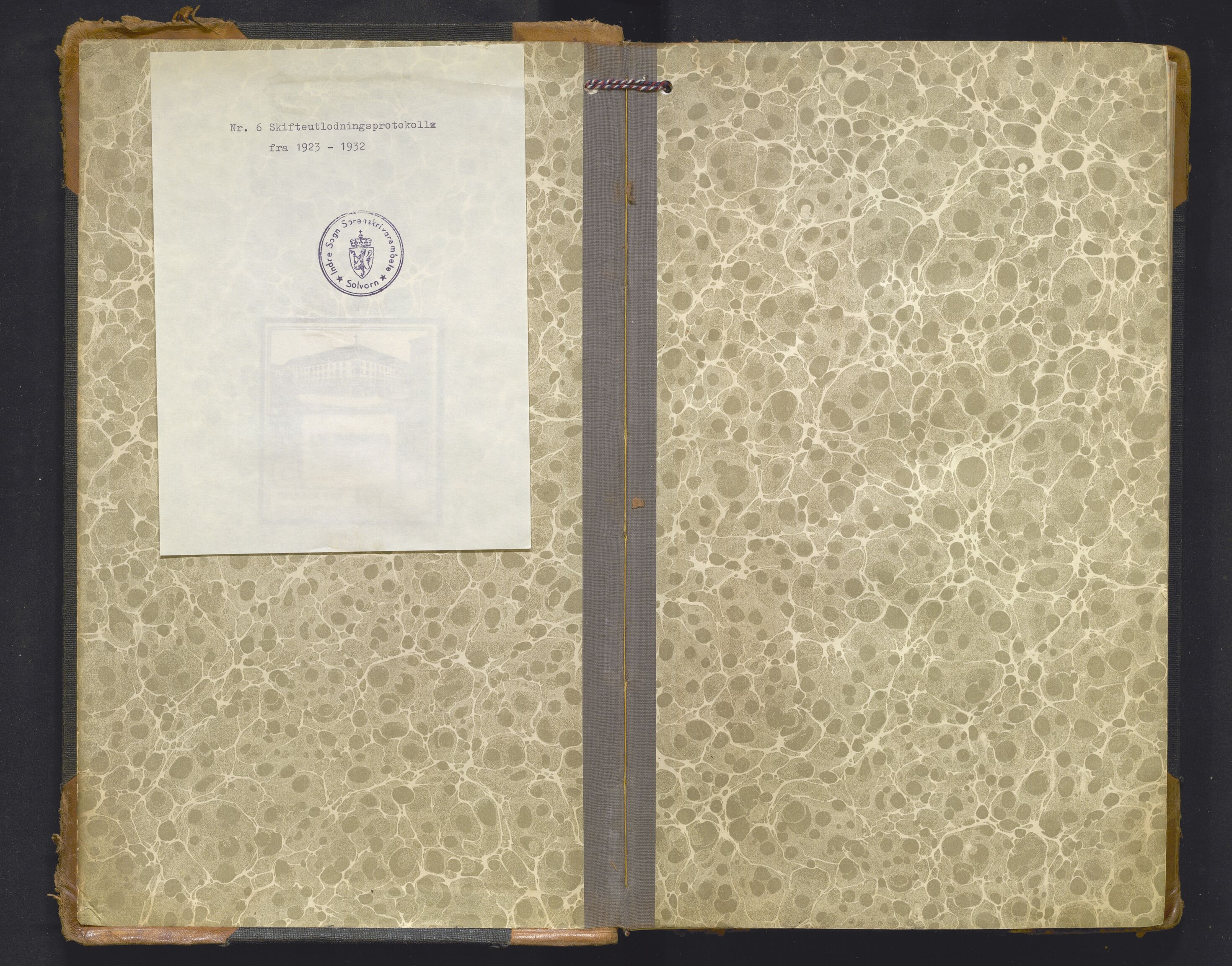 Indre Sogn tingrett, AV/SAB-A-3301/1/H/Hd/L0009: Skifteutlodningsprotokoll 9, 1923-1932