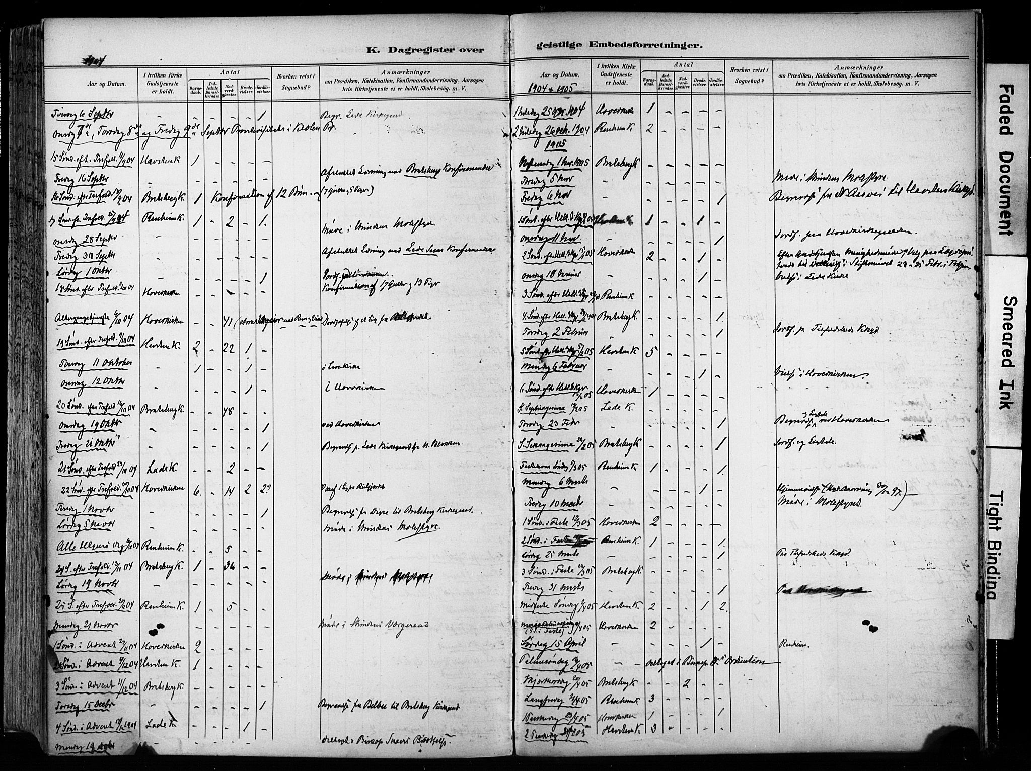 Ministerialprotokoller, klokkerbøker og fødselsregistre - Sør-Trøndelag, SAT/A-1456/606/L0301: Parish register (official) no. 606A16, 1894-1907
