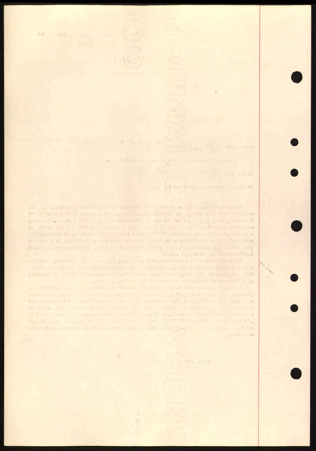 Nordre Sunnmøre sorenskriveri, AV/SAT-A-0006/1/2/2C/2Ca: Mortgage book no. B6-14 a, 1942-1945, Diary no: : 185/1944