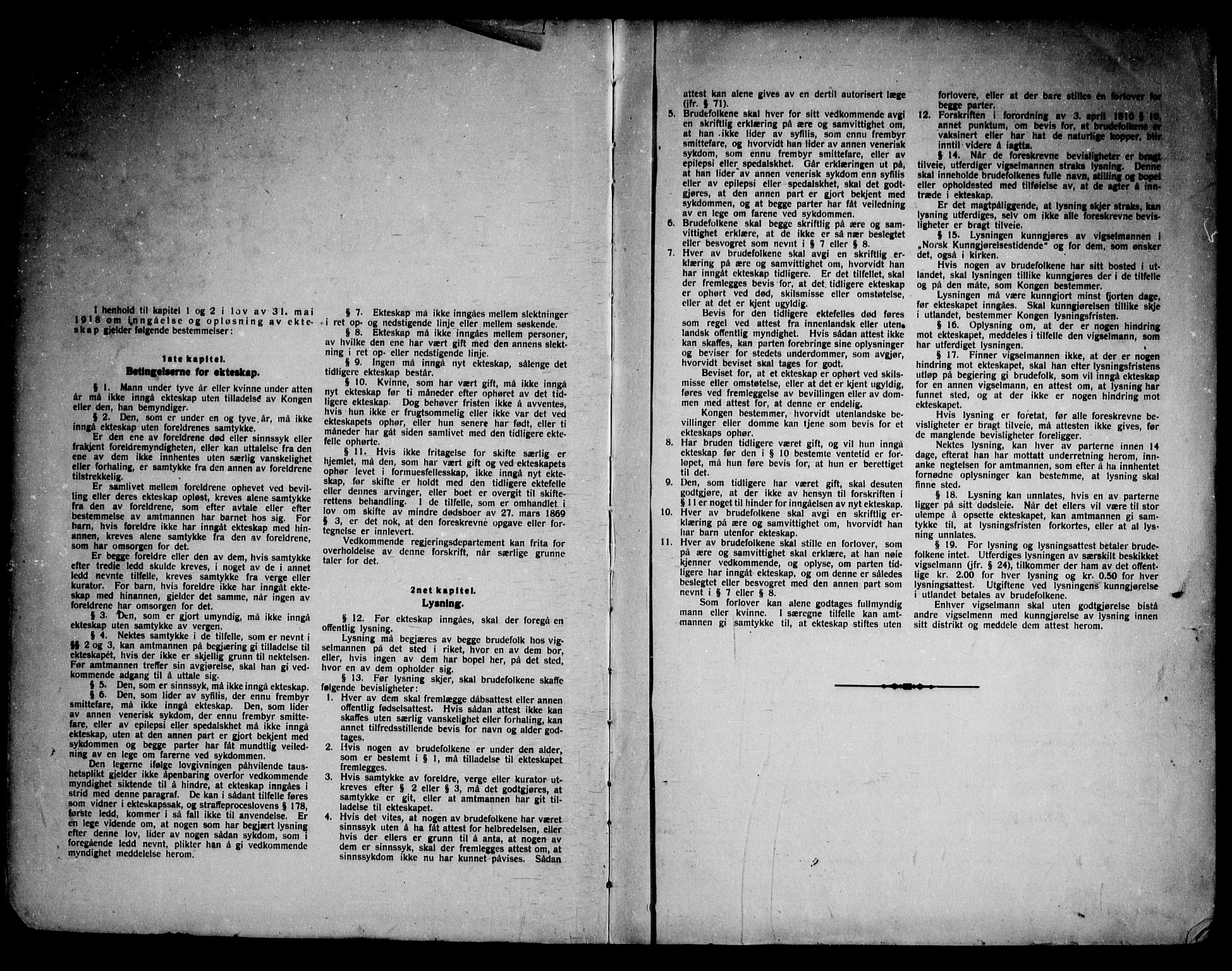 Sauherad kirkebøker, SAKO/A-298/H/Ha/L0001: Banns register no. 1, 1919-1960