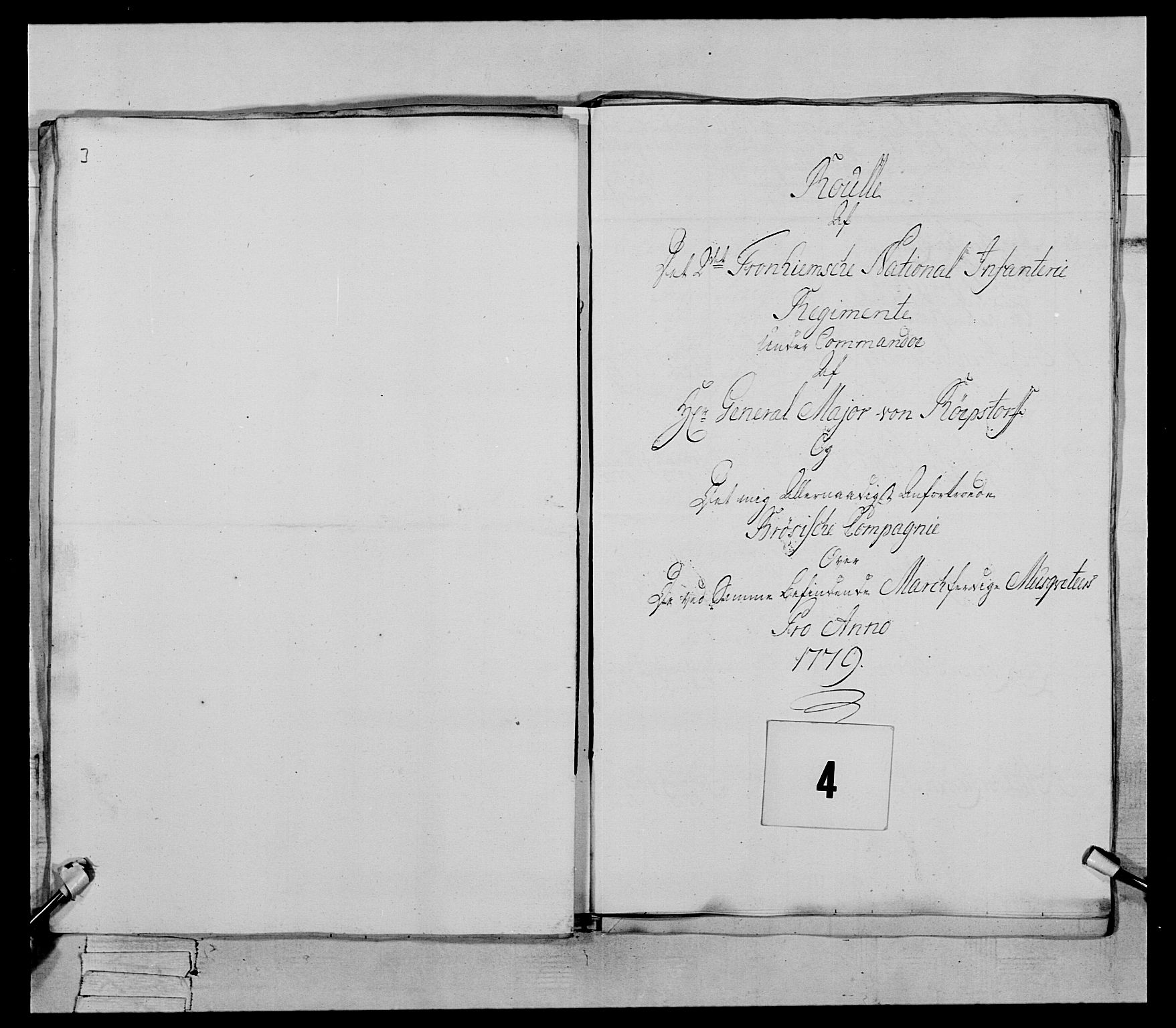 Generalitets- og kommissariatskollegiet, Det kongelige norske kommissariatskollegium, RA/EA-5420/E/Eh/L0078: 2. Trondheimske nasjonale infanteriregiment, 1779-1780, p. 19