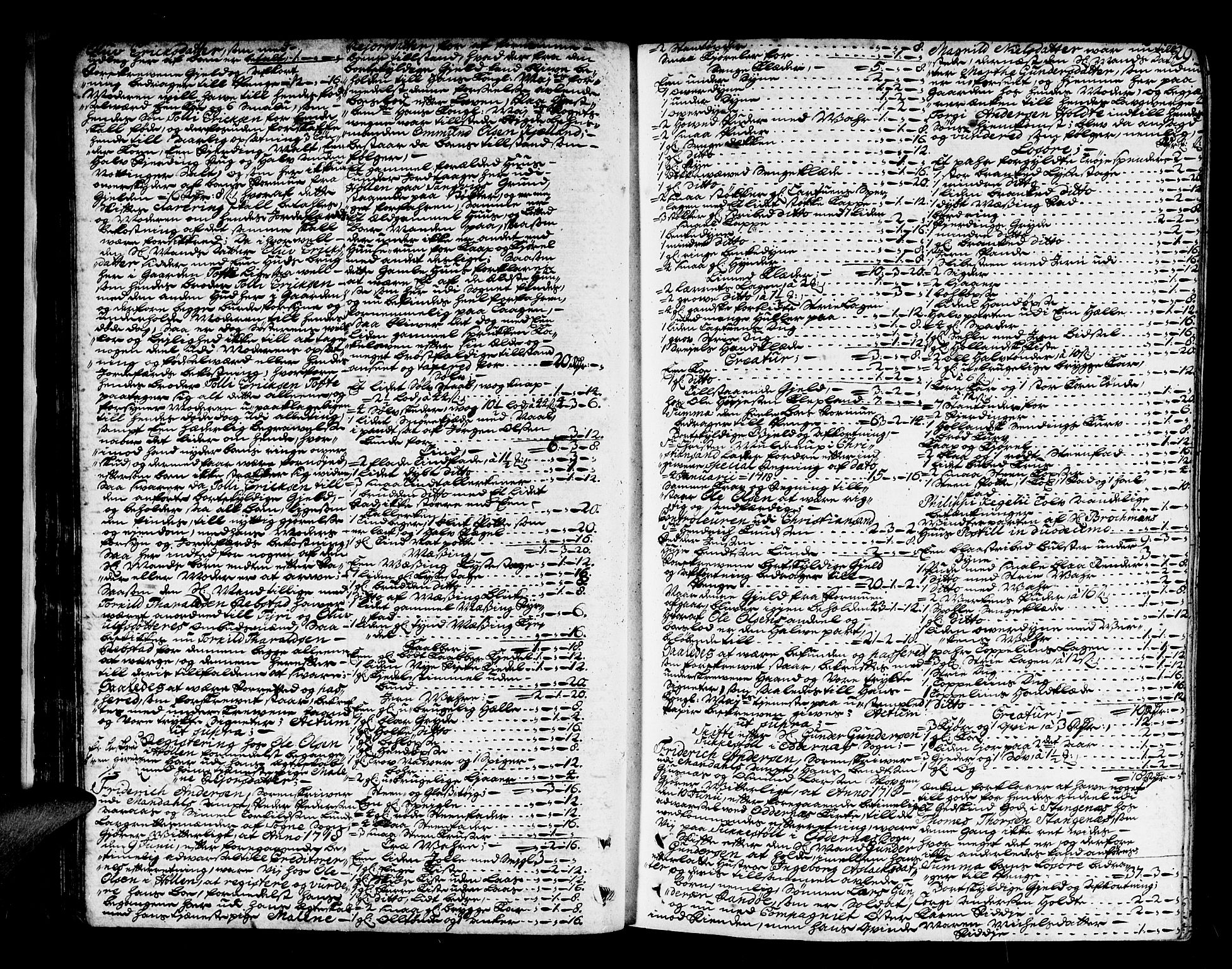 Mandal sorenskriveri, AV/SAK-1221-0005/001/H/Hc/L0013: Skifteprotokoll nr 6a, 1717-1729, p. 28b-29a