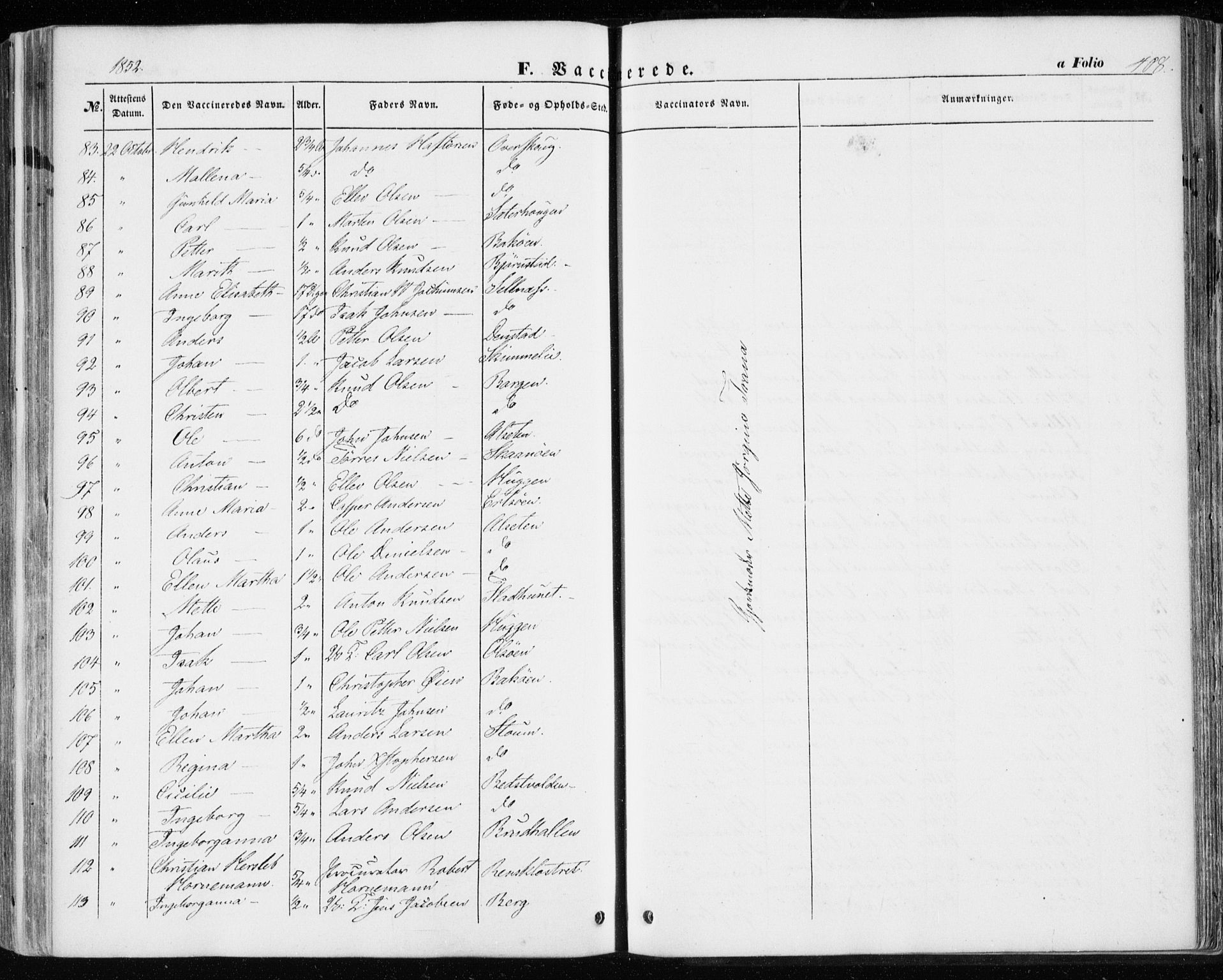 Ministerialprotokoller, klokkerbøker og fødselsregistre - Sør-Trøndelag, AV/SAT-A-1456/646/L0611: Parish register (official) no. 646A09, 1848-1857, p. 408