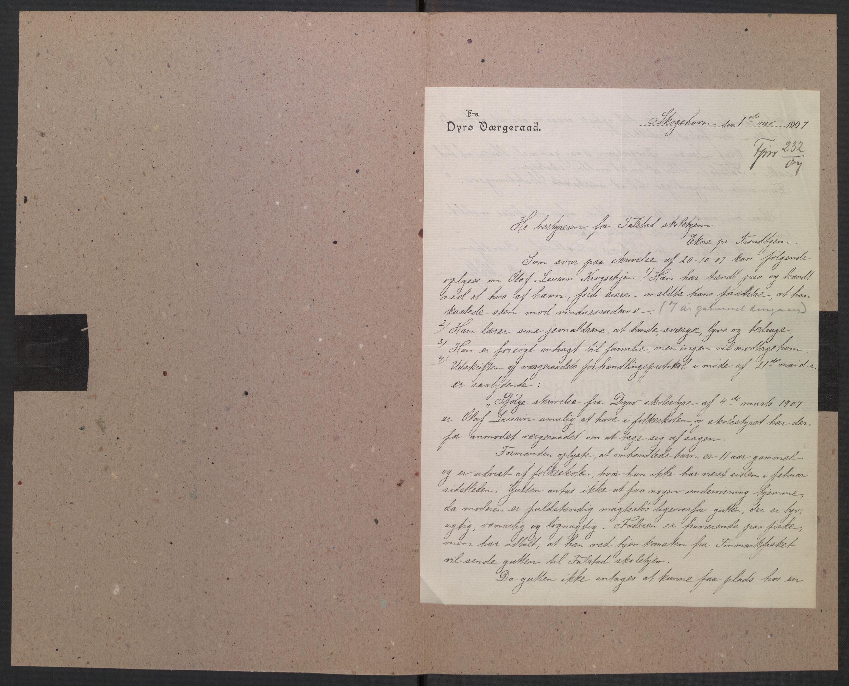 Falstad skolehjem, AV/RA-S-1676/E/Eb/L0008: Elevmapper løpenr. 169-188, 1907-1914, p. 6