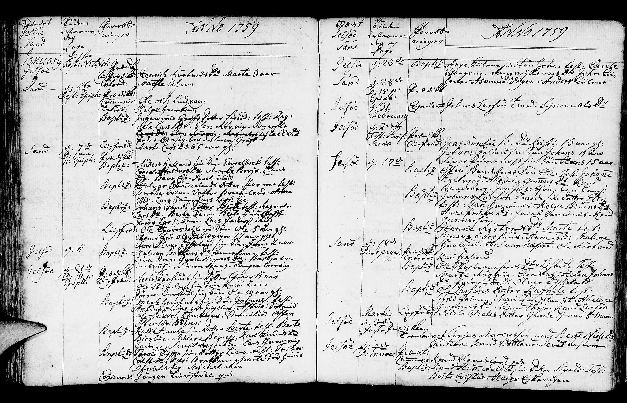 Jelsa sokneprestkontor, AV/SAST-A-101842/01/IV: Parish register (official) no. A 2, 1753-1767