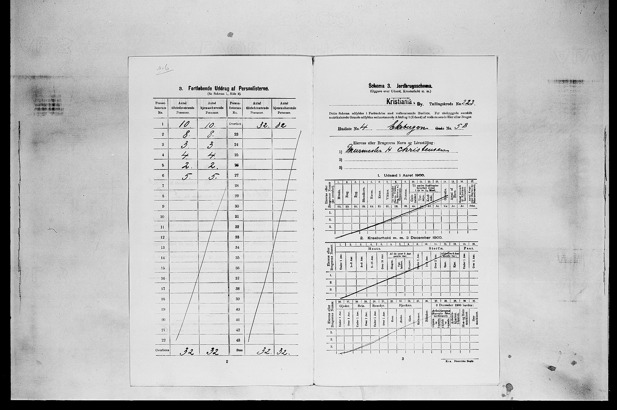 SAO, 1900 census for Kristiania, 1900, p. 18741