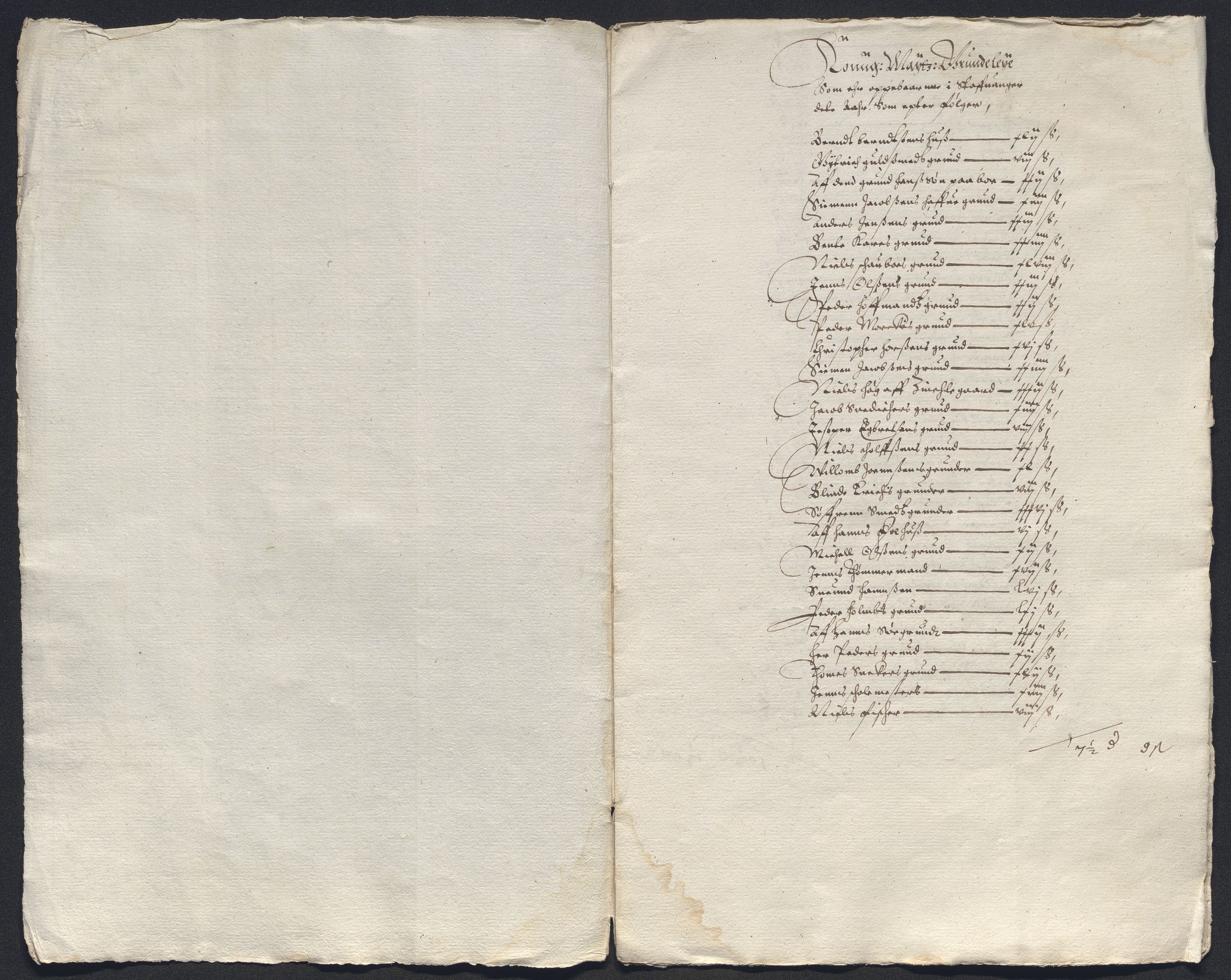 Rentekammeret inntil 1814, Reviderte regnskaper, Byregnskaper, AV/RA-EA-4066/R/Ro/L0298: [O1] By- og kontribusjonsregnskap, 1624-1639, p. 33