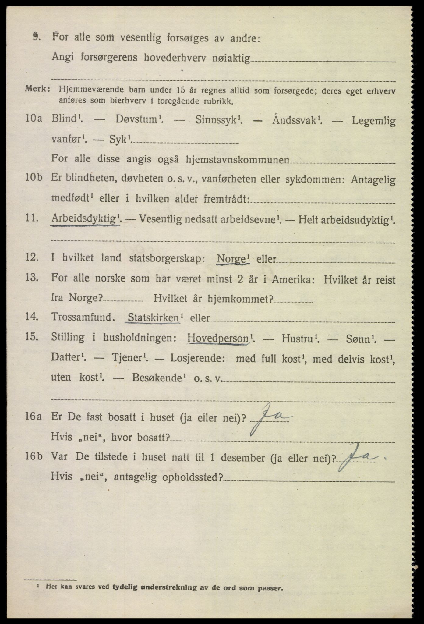 SAH, 1920 census for Østre Gausdal, 1920, p. 5819