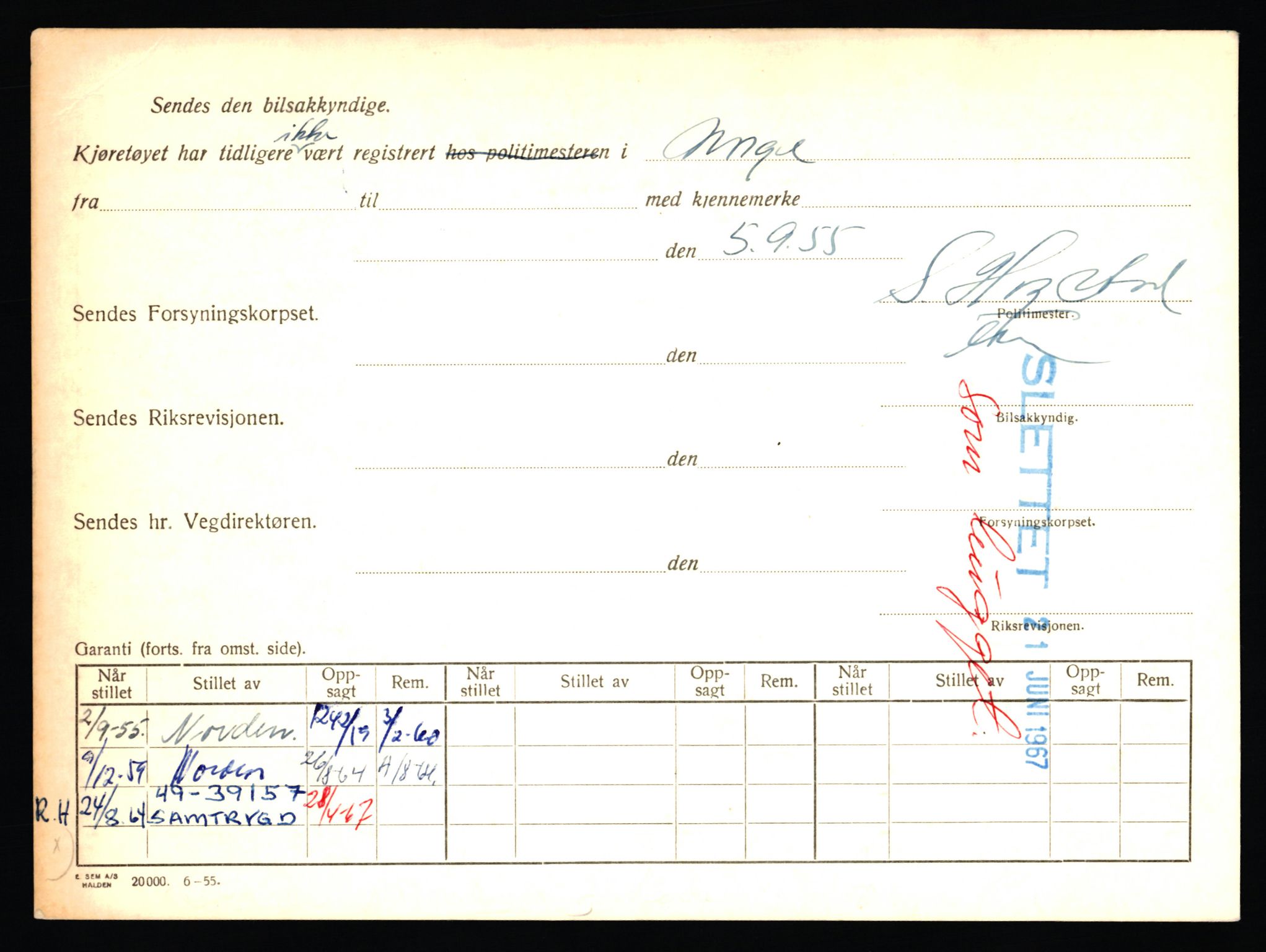 Stavanger trafikkstasjon, AV/SAST-A-101942/0/F/L0012: L-4200 - L-4699, 1930-1971, p. 836