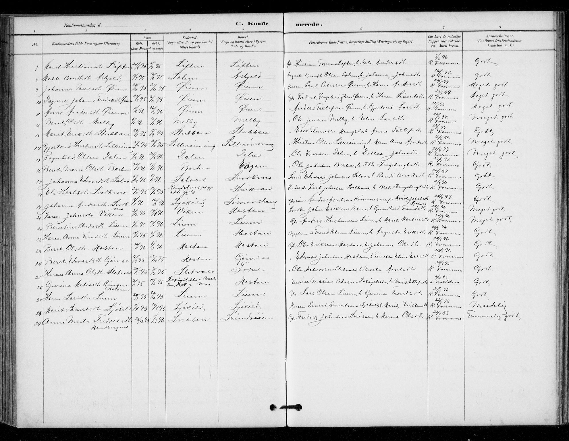 Ministerialprotokoller, klokkerbøker og fødselsregistre - Sør-Trøndelag, SAT/A-1456/671/L0841: Parish register (official) no. 671A03, 1893-1915