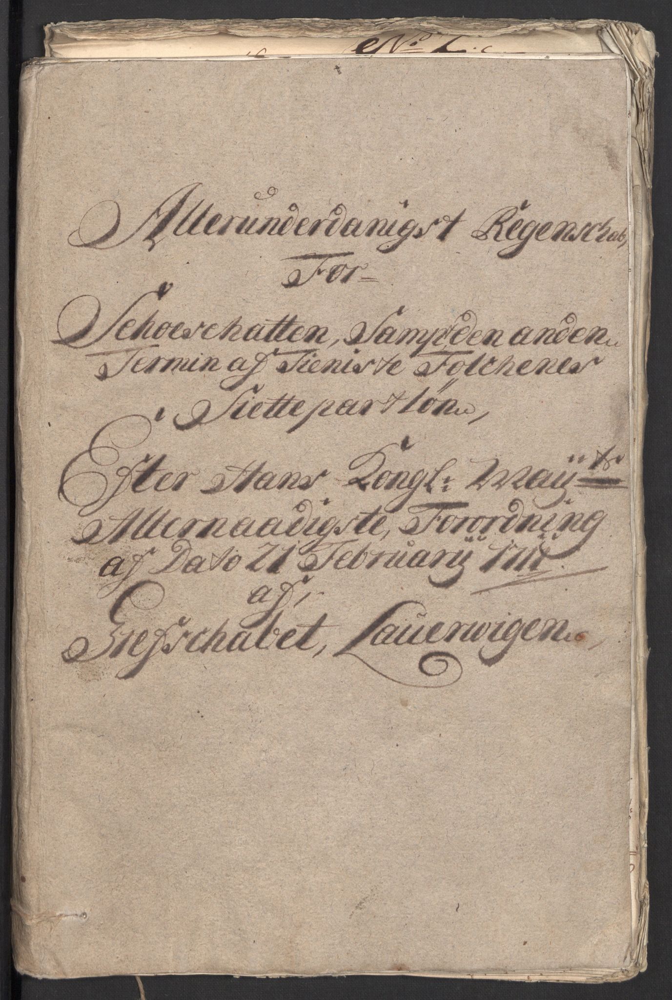 Rentekammeret inntil 1814, Reviderte regnskaper, Fogderegnskap, RA/EA-4092/R33/L1982: Fogderegnskap Larvik grevskap, 1711, p. 117