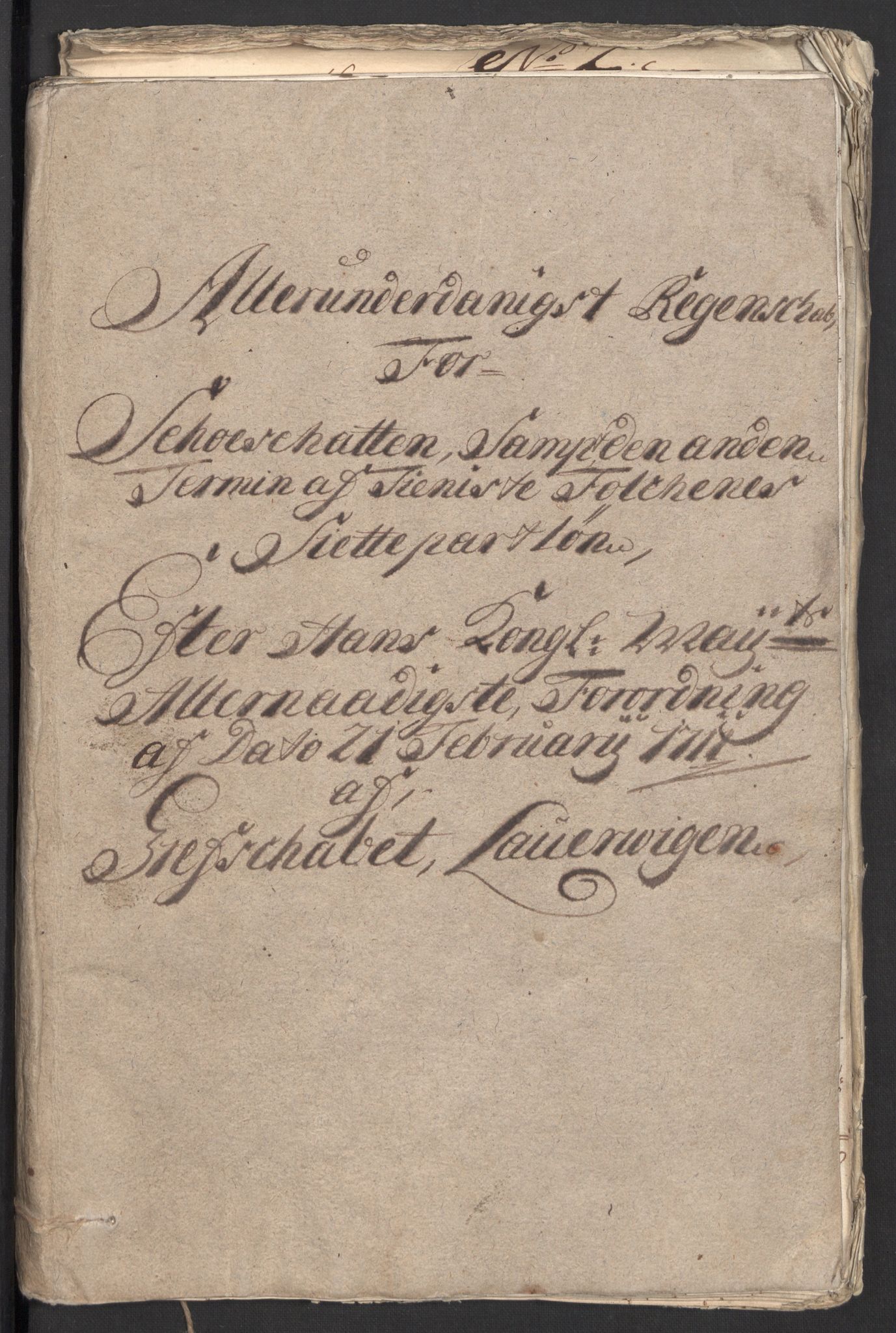 Rentekammeret inntil 1814, Reviderte regnskaper, Fogderegnskap, AV/RA-EA-4092/R33/L1982: Fogderegnskap Larvik grevskap, 1711, p. 117
