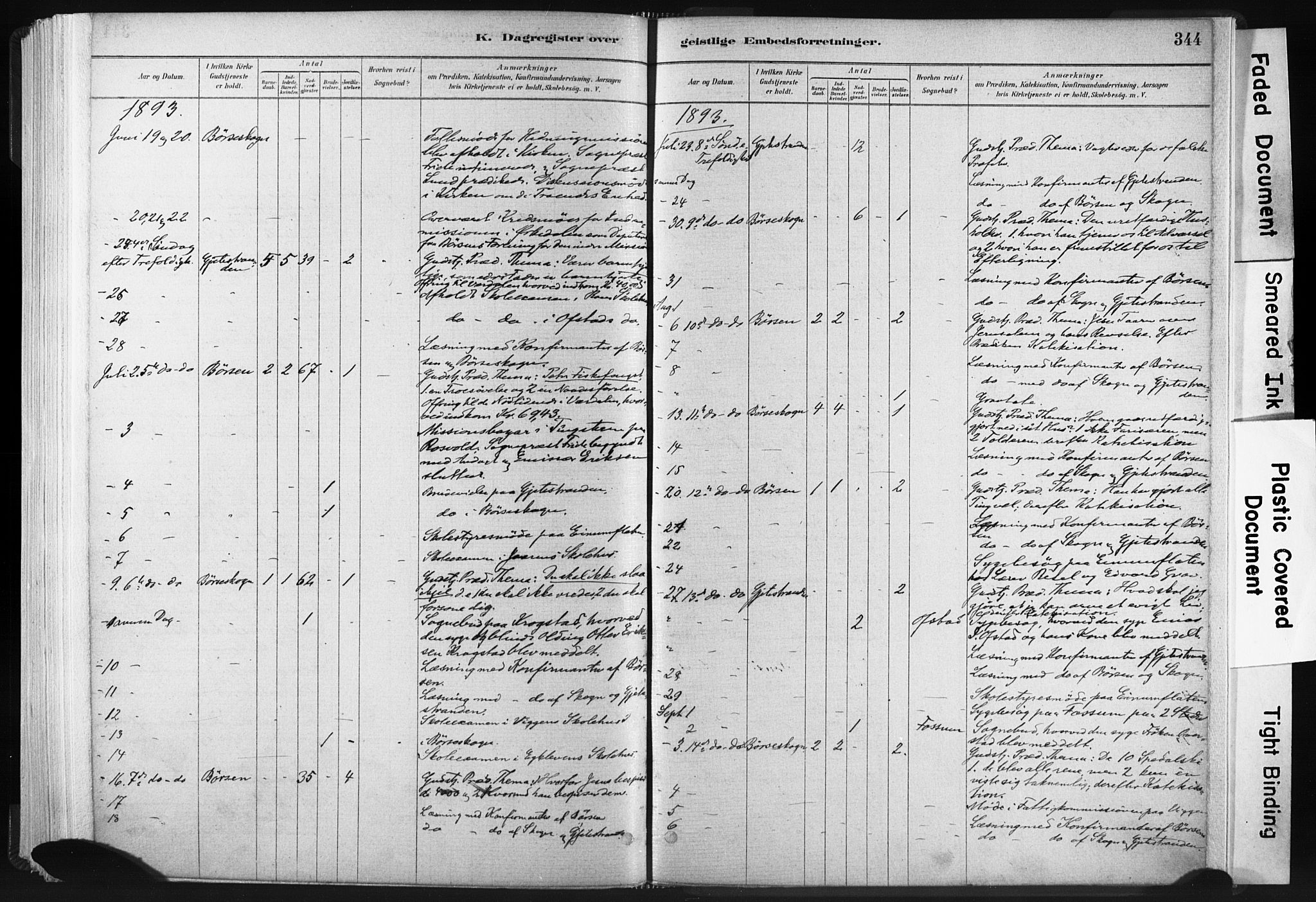 Ministerialprotokoller, klokkerbøker og fødselsregistre - Sør-Trøndelag, SAT/A-1456/665/L0773: Parish register (official) no. 665A08, 1879-1905, p. 344