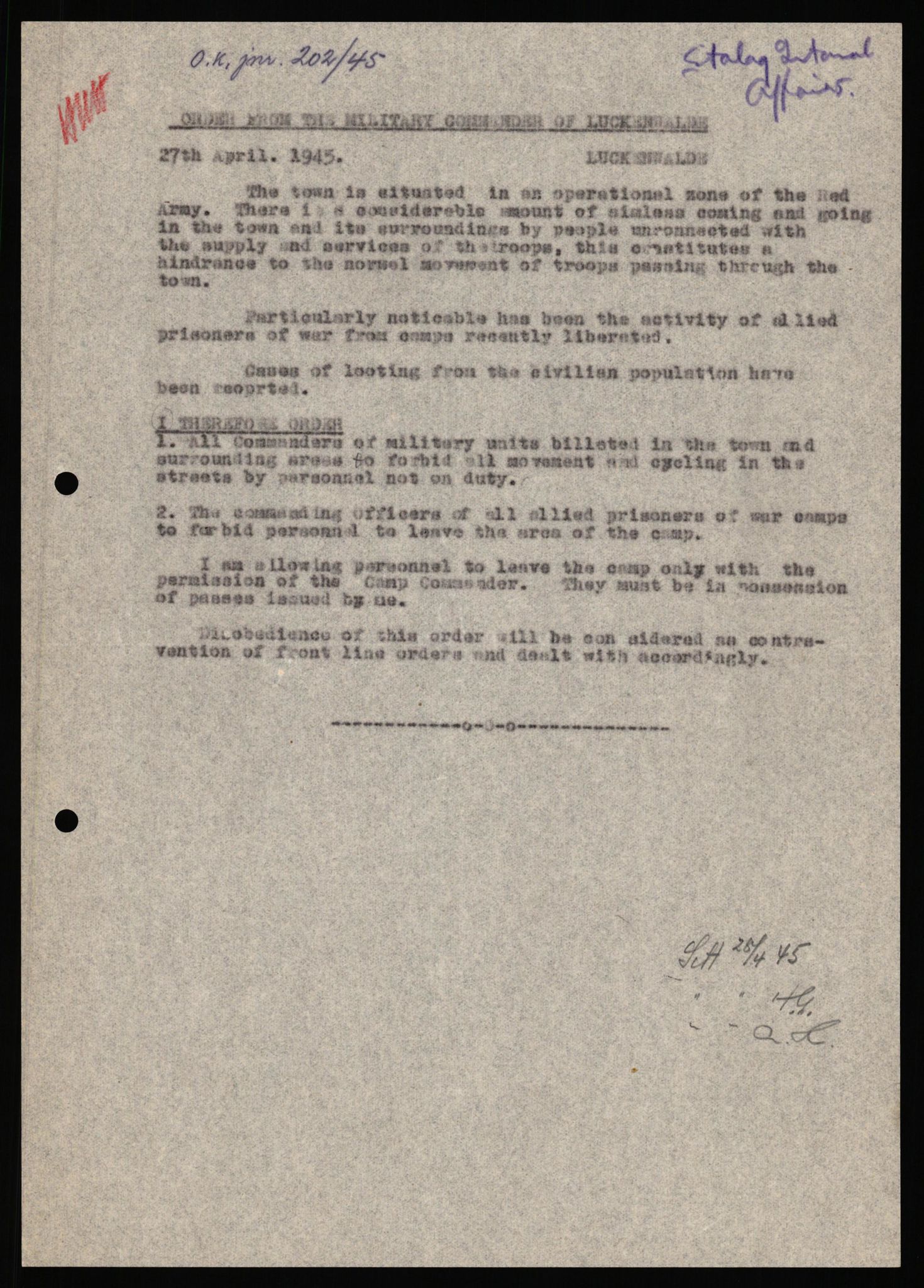 Forsvaret, Forsvarets krigshistoriske avdeling, AV/RA-RAFA-2017/Y/Yf/L0201: II-C-11-2102  -  Norske offiserer i krigsfangenskap, 1940-1945, p. 403