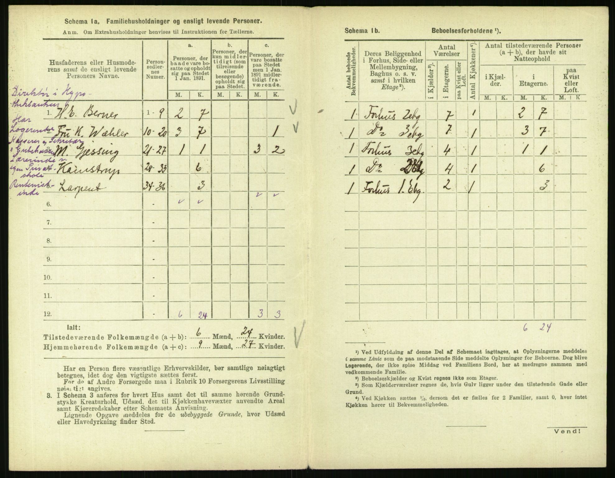 RA, 1891 census for 0301 Kristiania, 1891, p. 44340